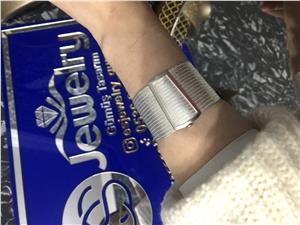 17 Sıra Hasır Tokalı Gümüş Bileklik