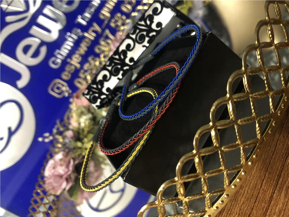 Üçlü Renkli Gümüş&Bakır İşlemeli Bileklik Set