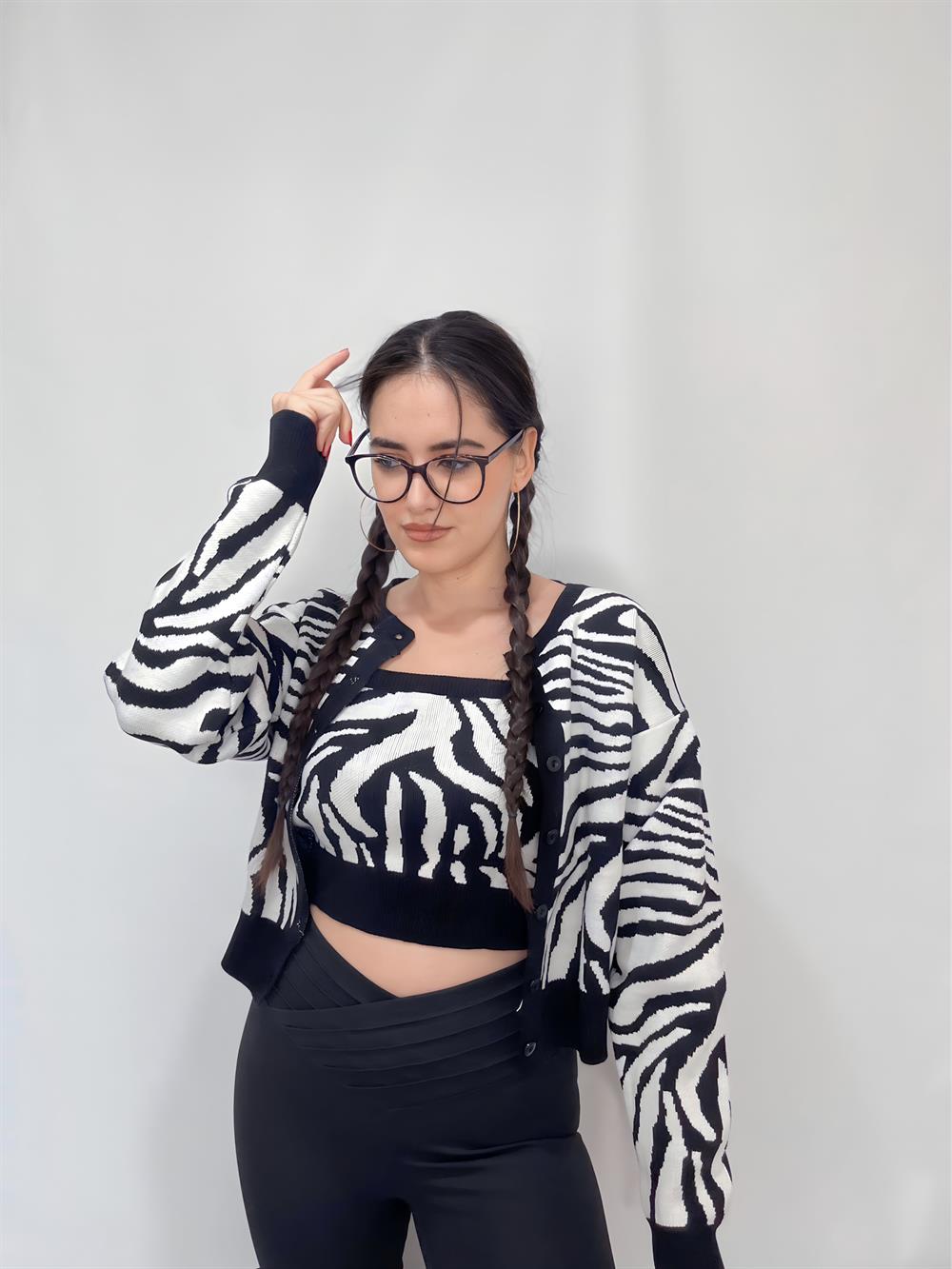 DESENLİ TRİKO BODY HIRKA TAKIM