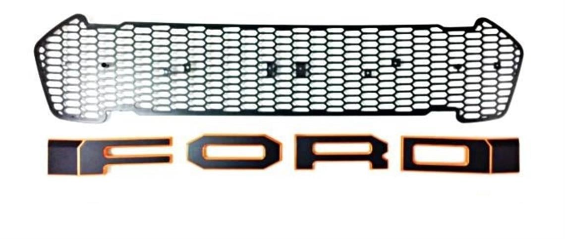 FORD RANGER T7 SİYAH TURUNCU ÖN PANJUR 