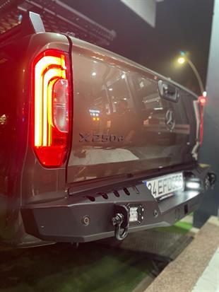  Aqm S20 Işıklı Demir Arka Tampon Ranger Amarok Hılux Navara X Class L 200 Musso D-Max