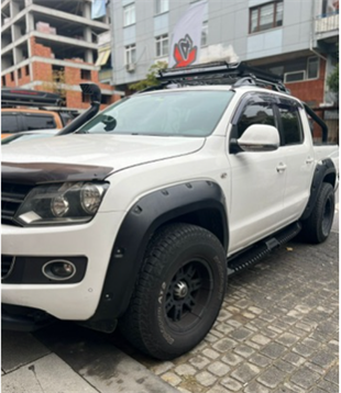Aqm S32 Işıklı Demir Basamak Ranger Amarok Navara Hılux D-Max L-200 Musso X-Class 