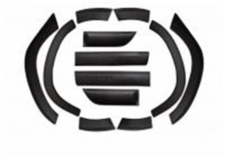 Duster 2018+ Düz Model 12 Parça Çamurluk Ve Kapı Kaplama Seti 