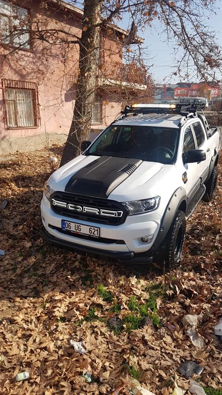 Ford Ranger Kaput Üstü Kabartma Scoop