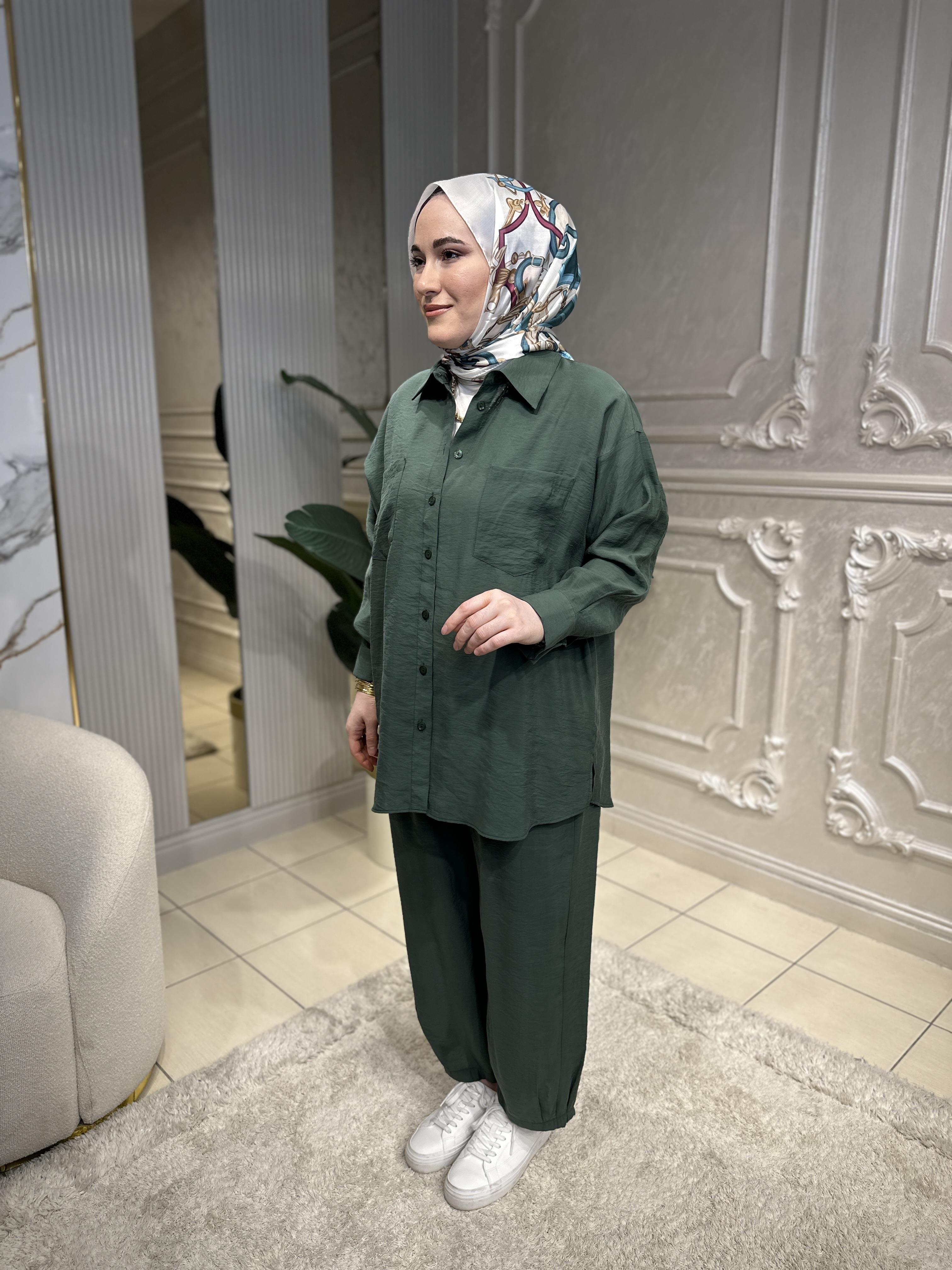 1046 Nuss Basic Pantolon Takım