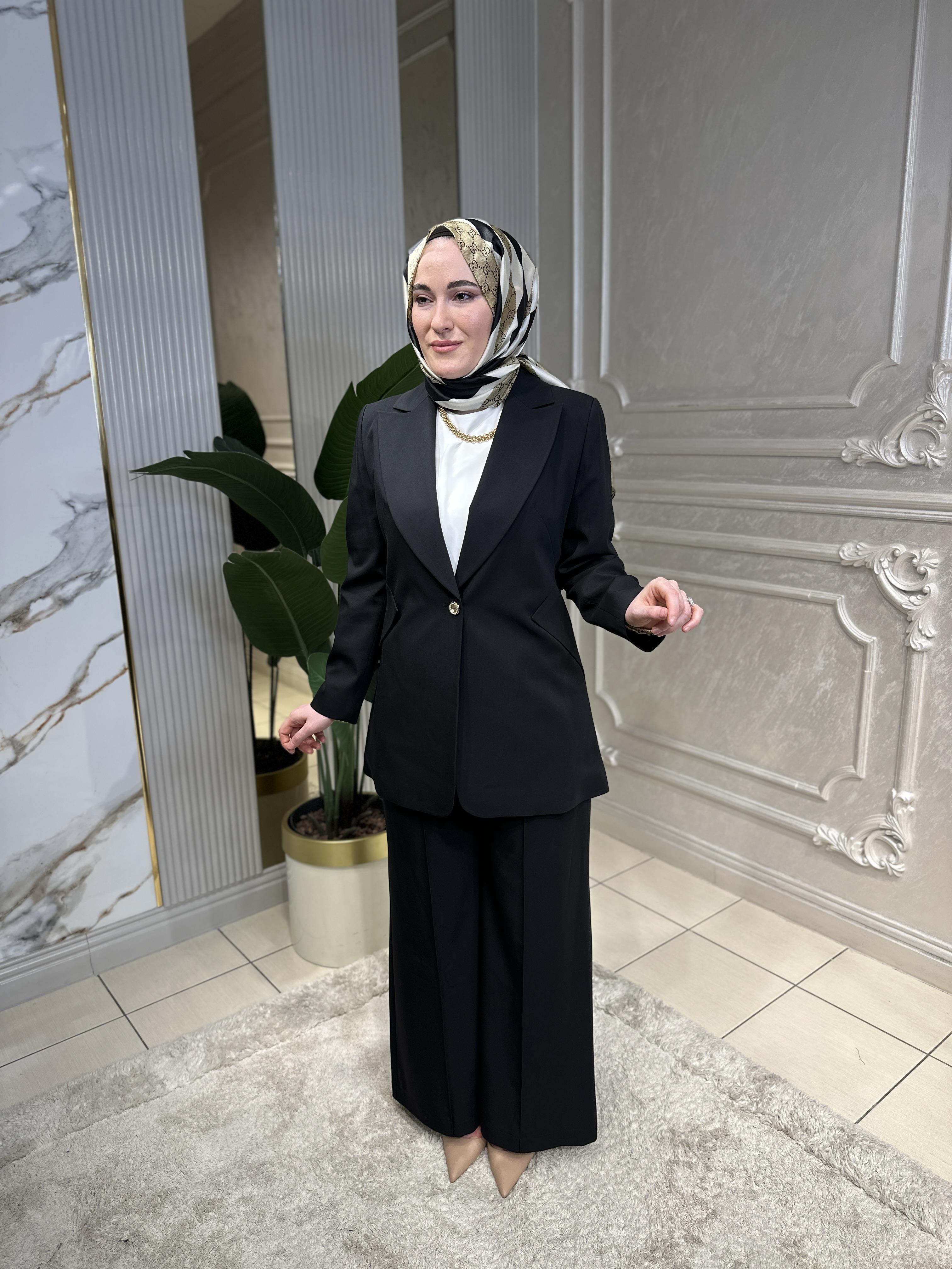 1051 Blazer Ceketli Pantolon Takım