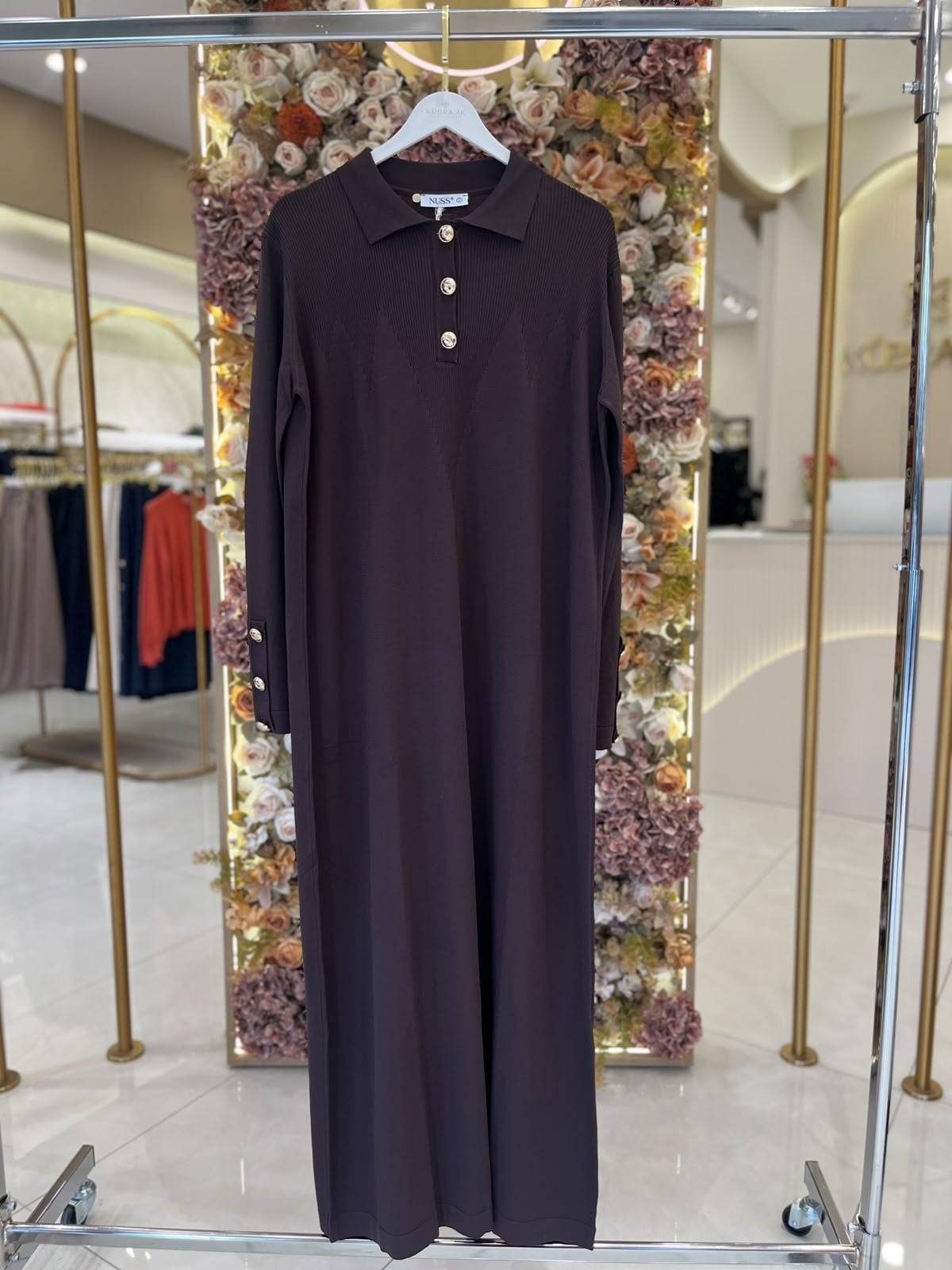 27K801 Nuss Elbise