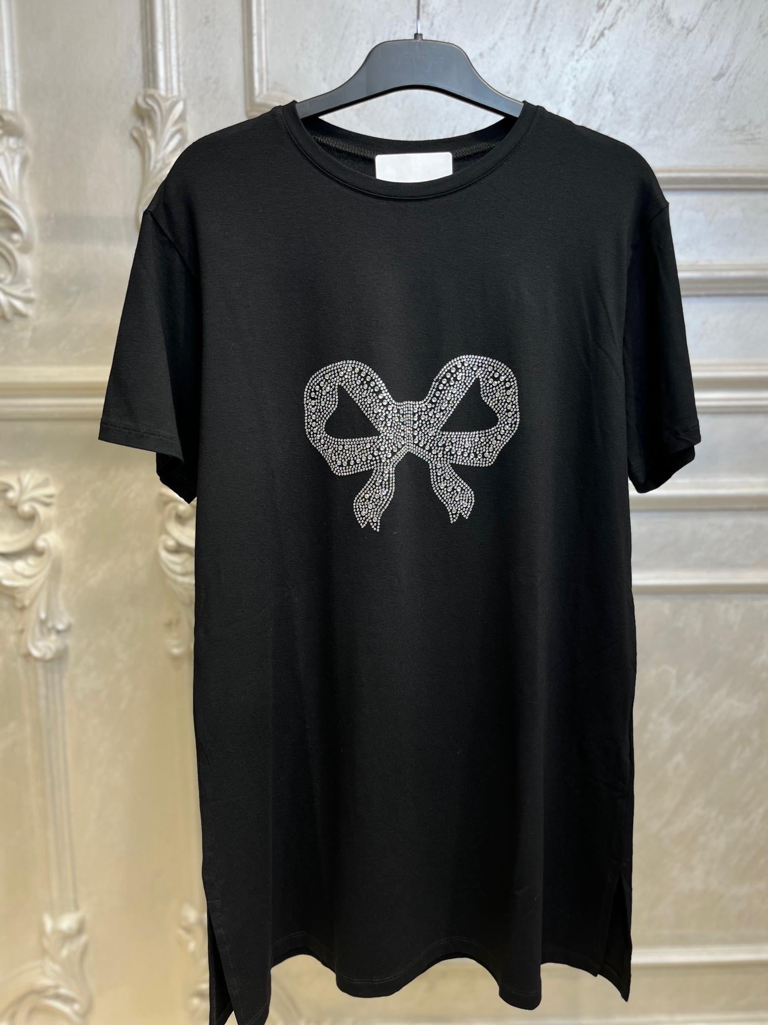 3039 Fiyonk Taş Detaylı T-Shirt