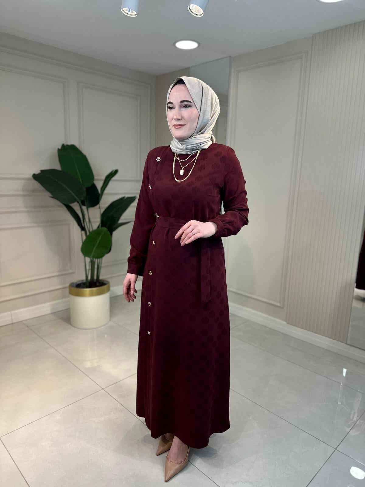 4020 Çiçek Aks.Elbise