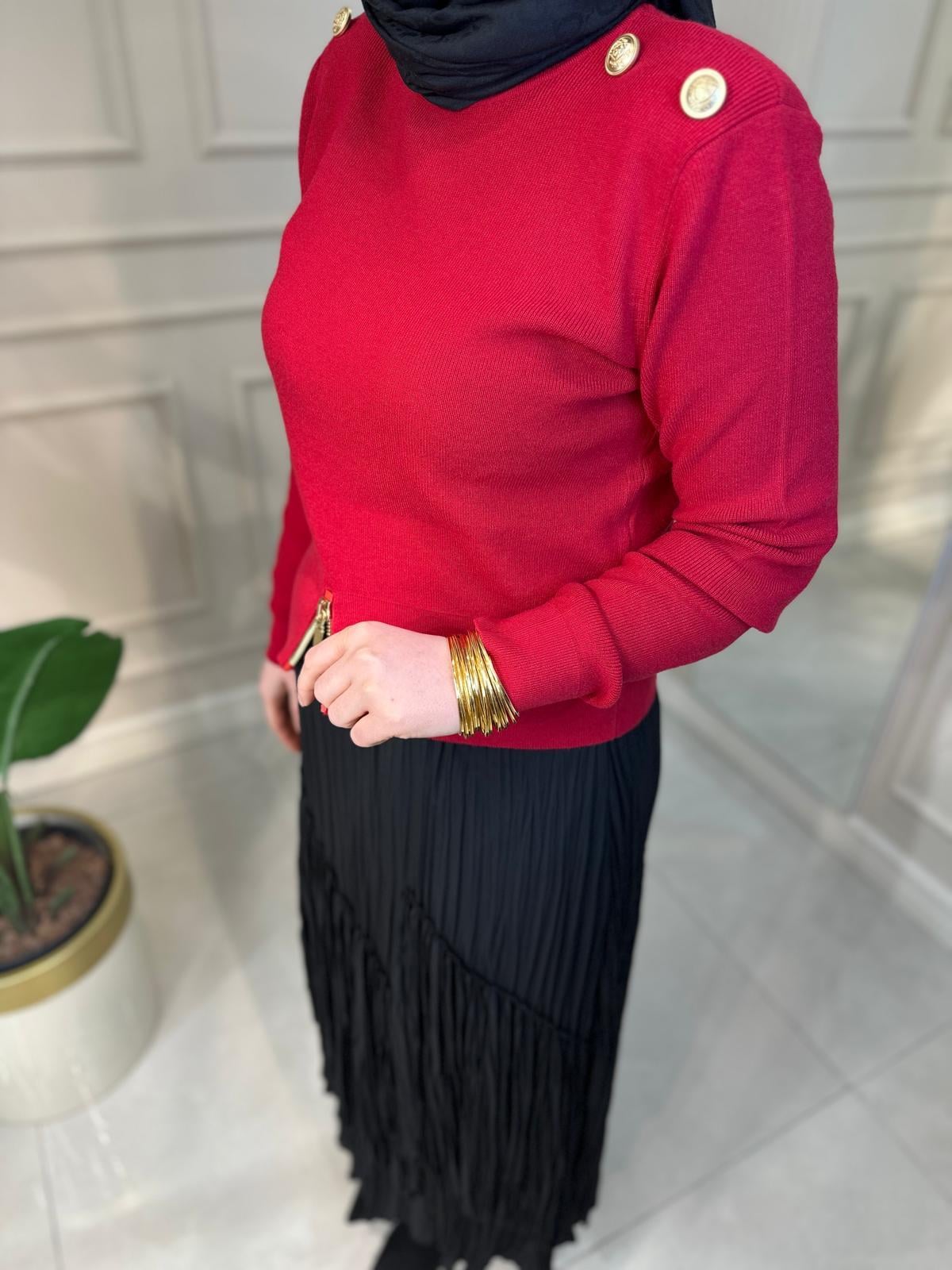 4863 Ghisa Vatkalı Kısa Tunik