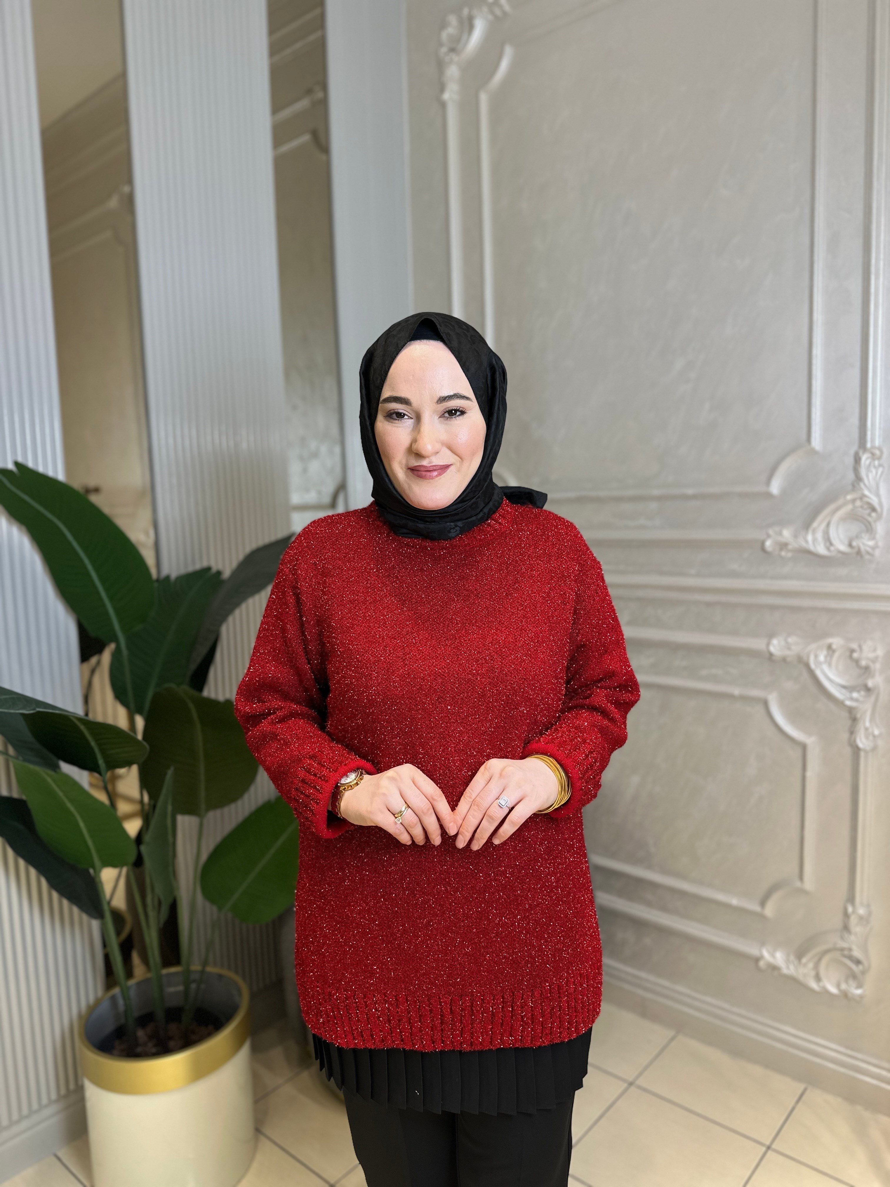 51114 Simli Triko Kazak