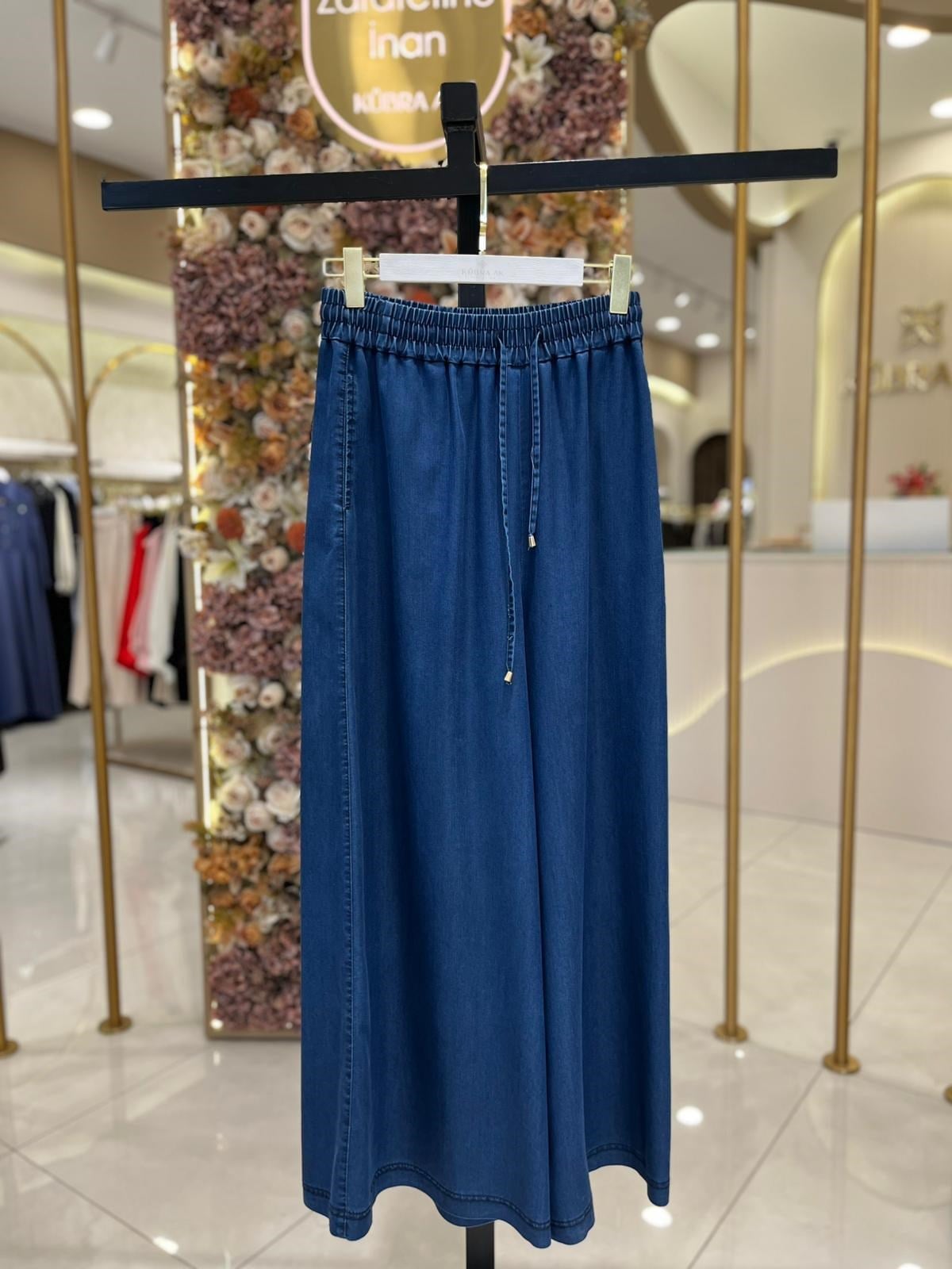 5648 Tencel Geniş Paça Pantolon