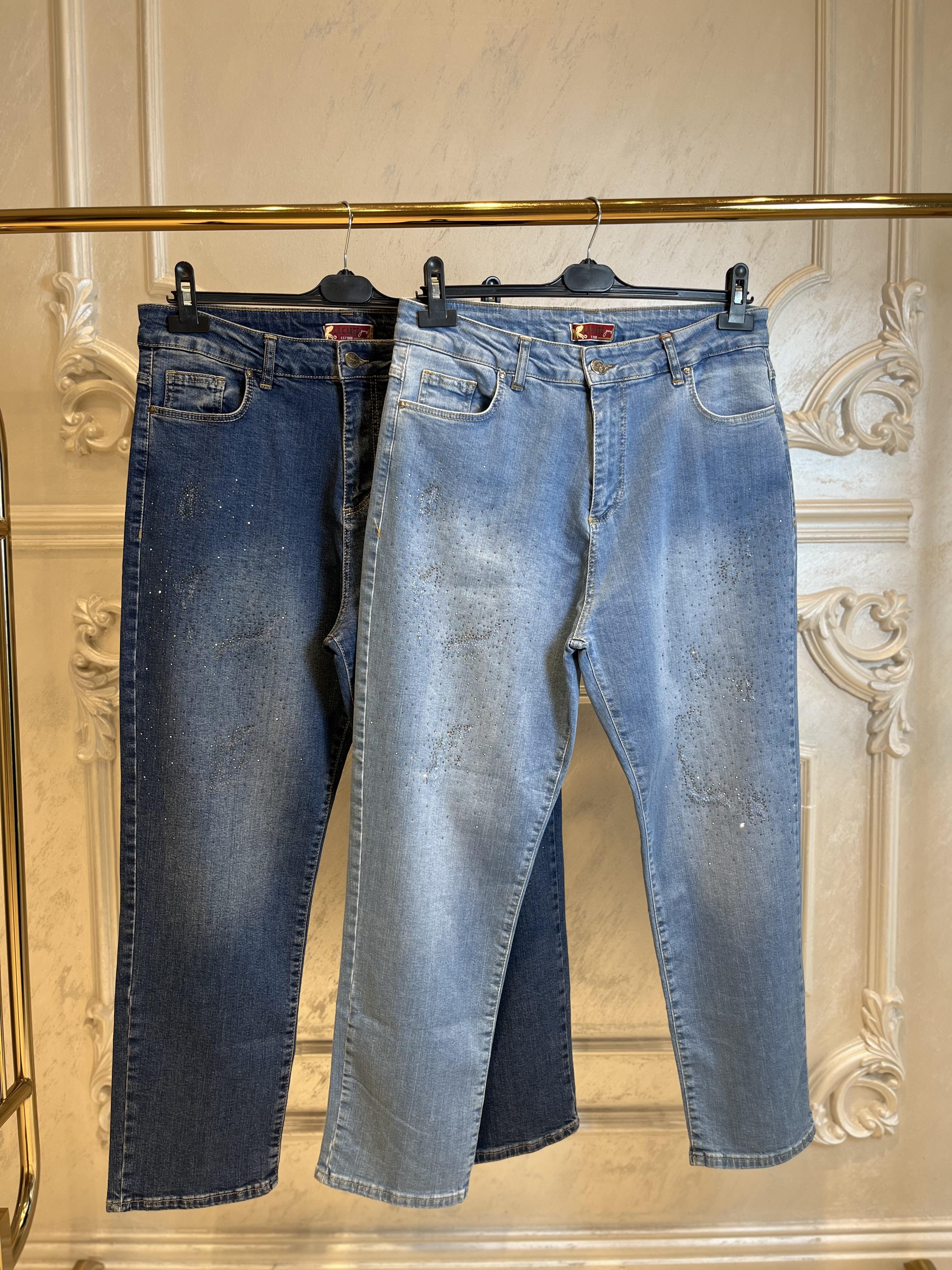 Ak0291-392- Serpme Taş 30-38 Mom Jean