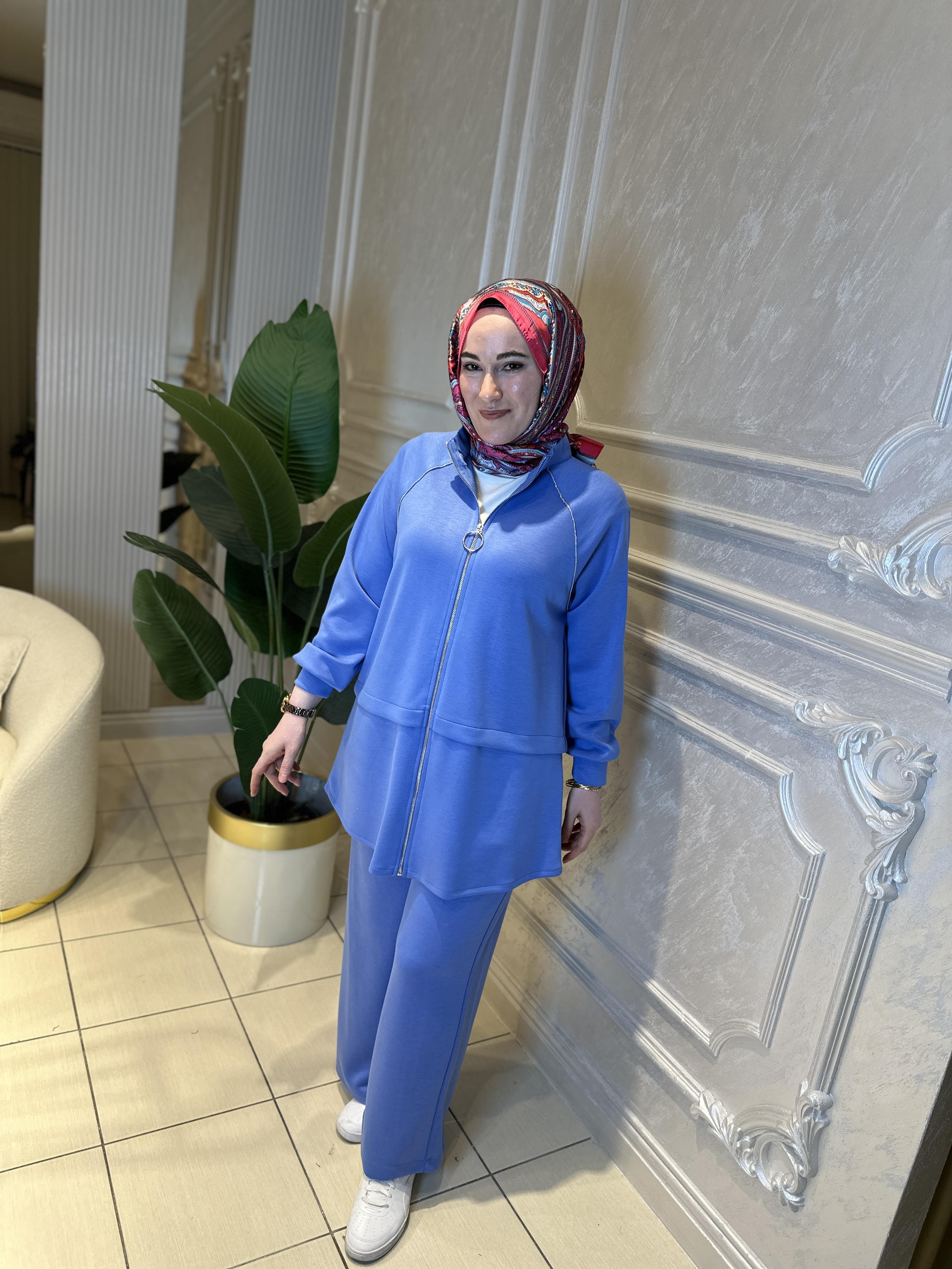 Ak10539 Pantolonlu Takım