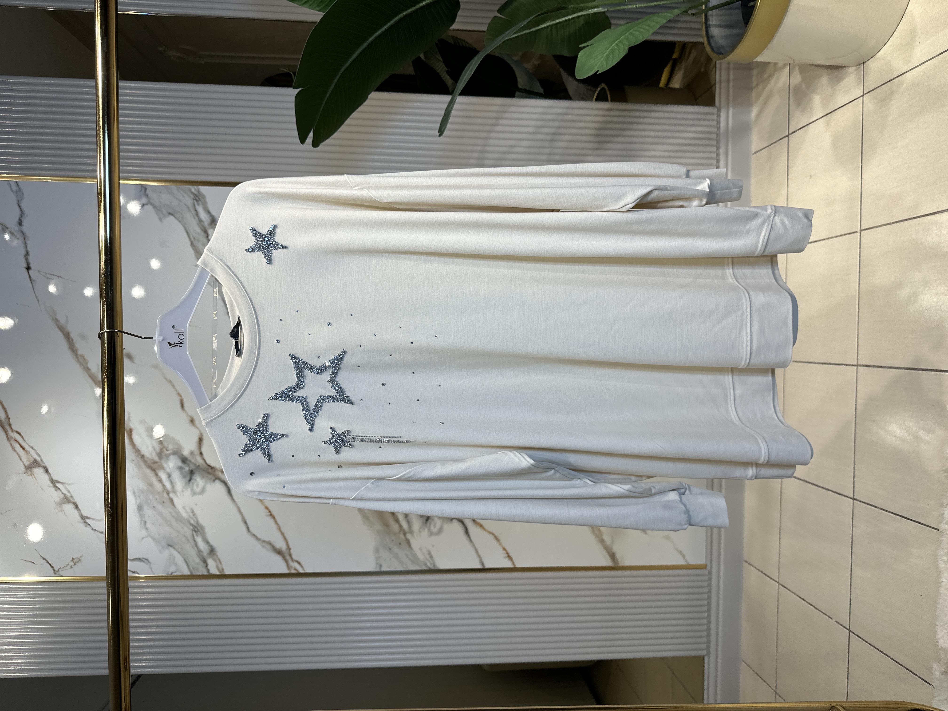 Ak33008 Yıldız Taşlı Modal Sweat