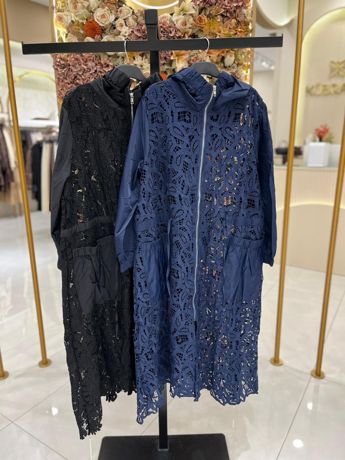 İthal Dantel Trench