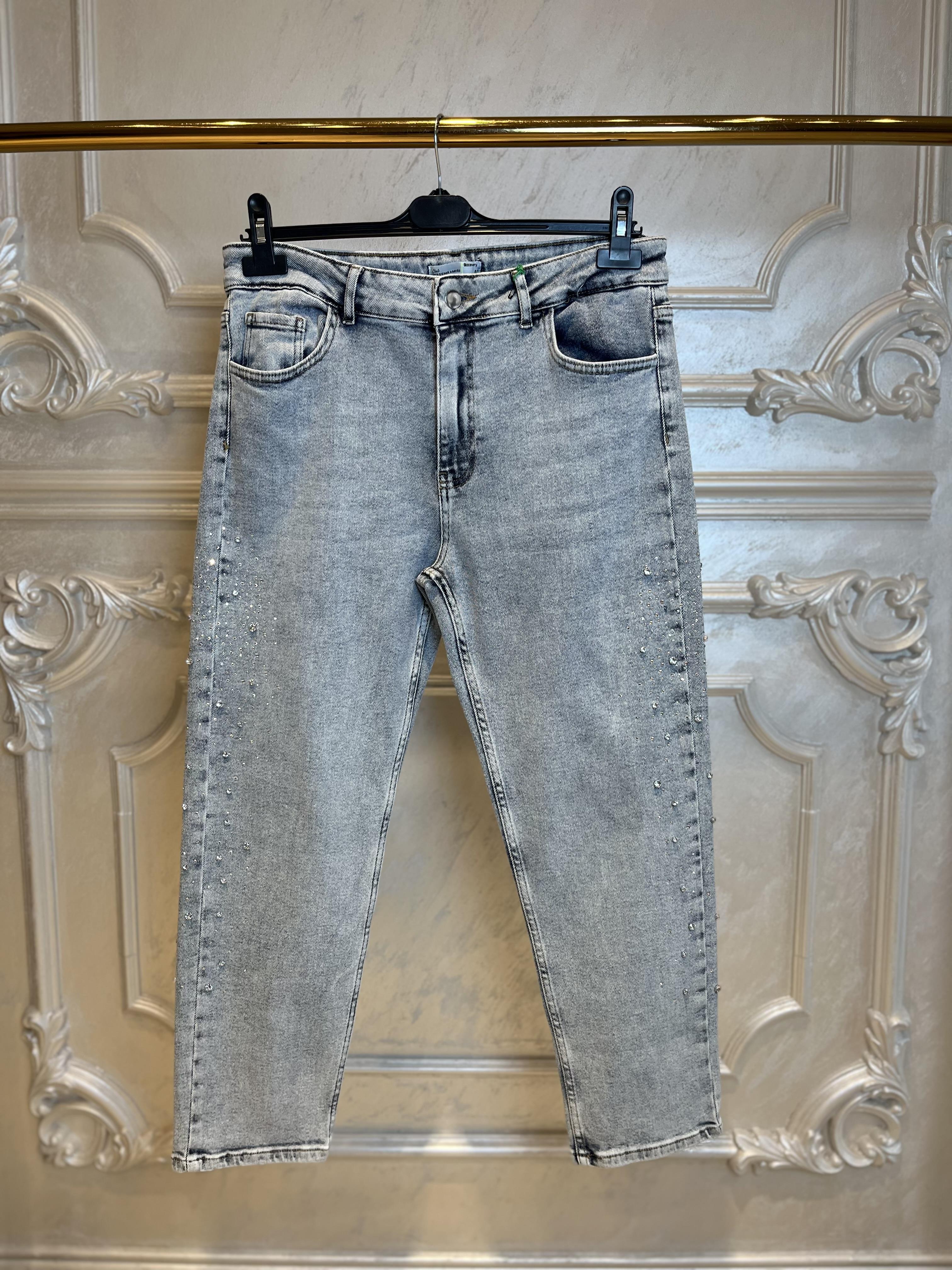 Missemramiss4424 Taşlı Mom Jean