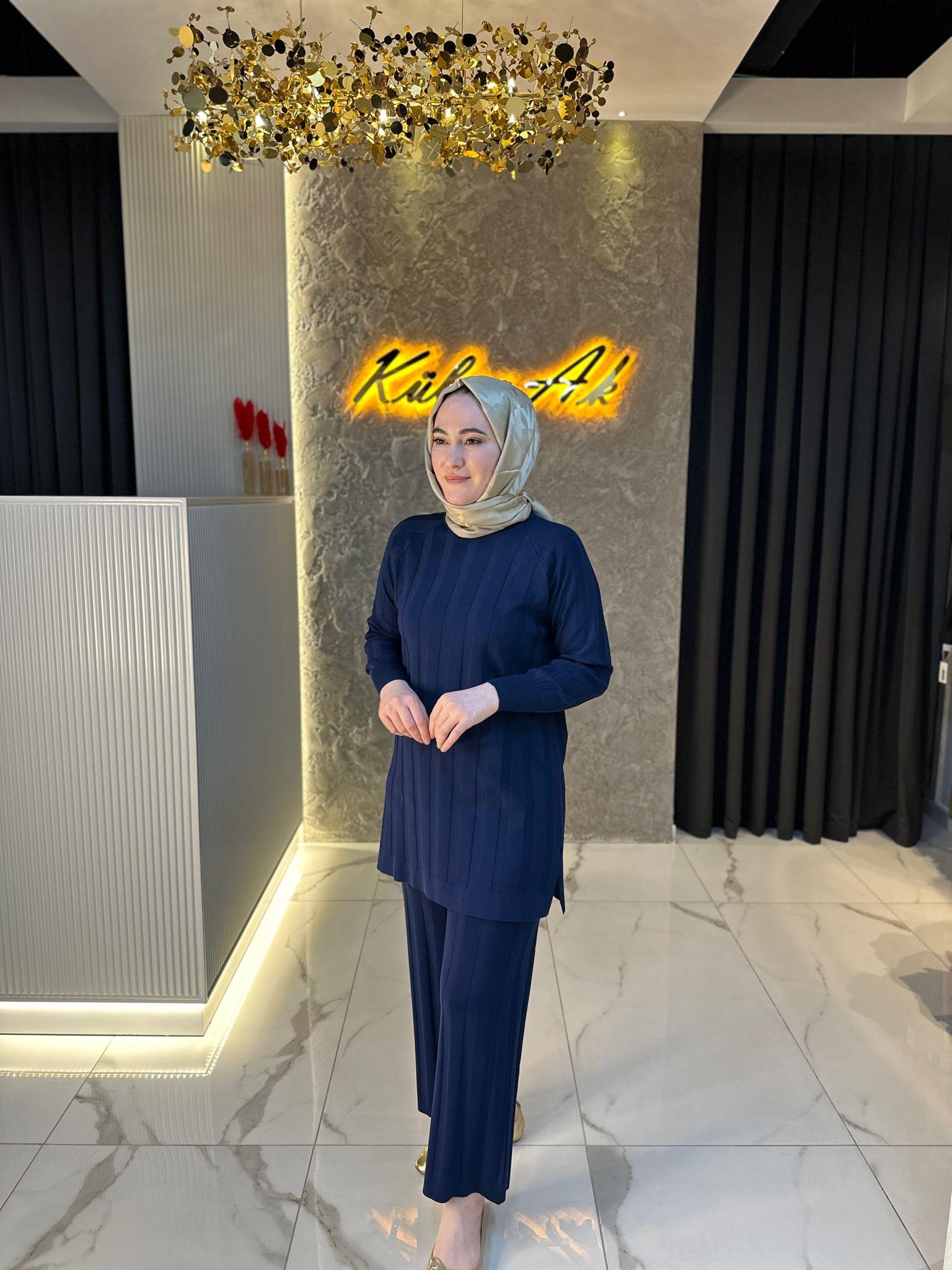 Nuss1101 Pantolonlu Takım