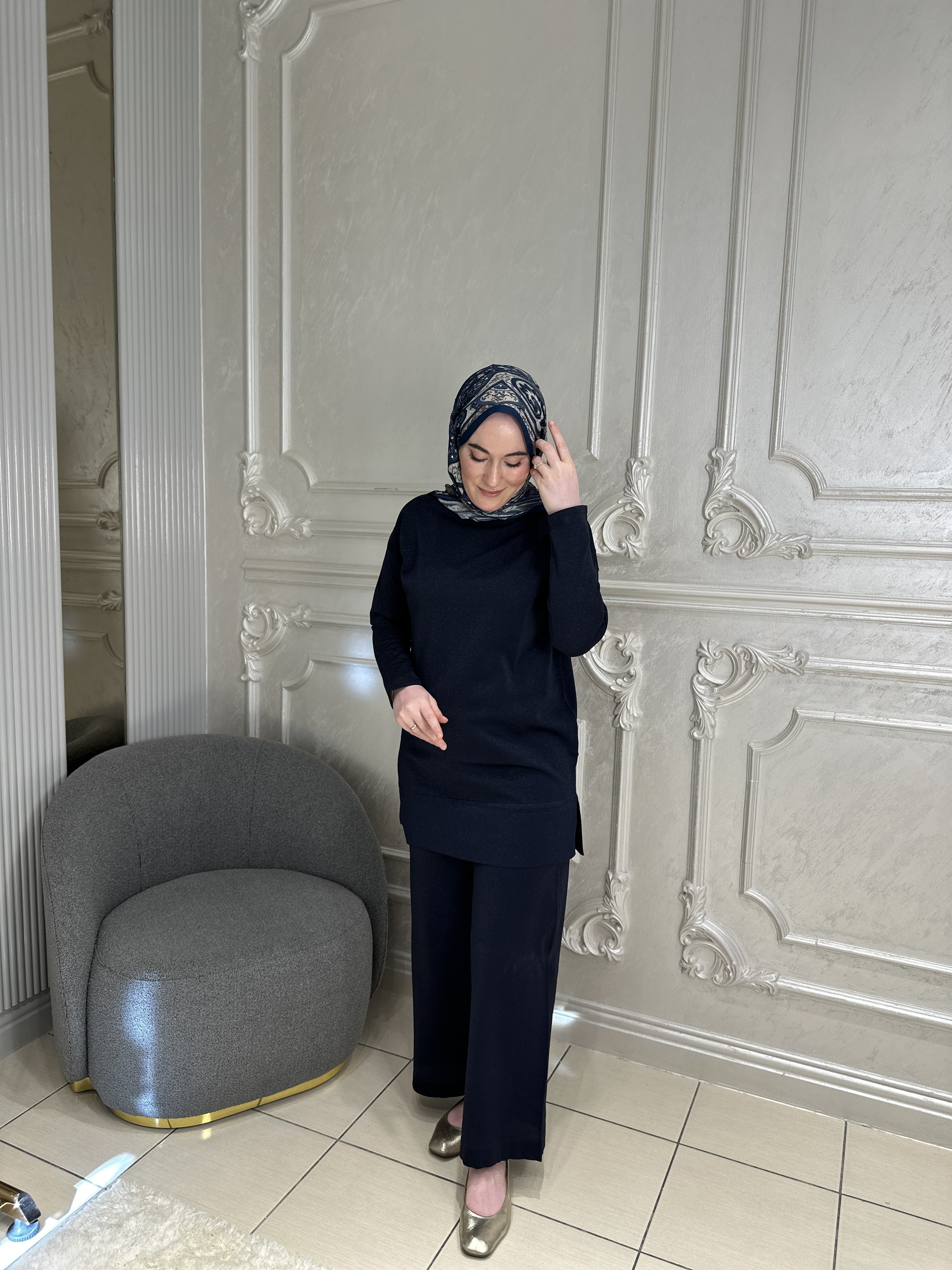 Nuss1512 Simli PantolonTakım