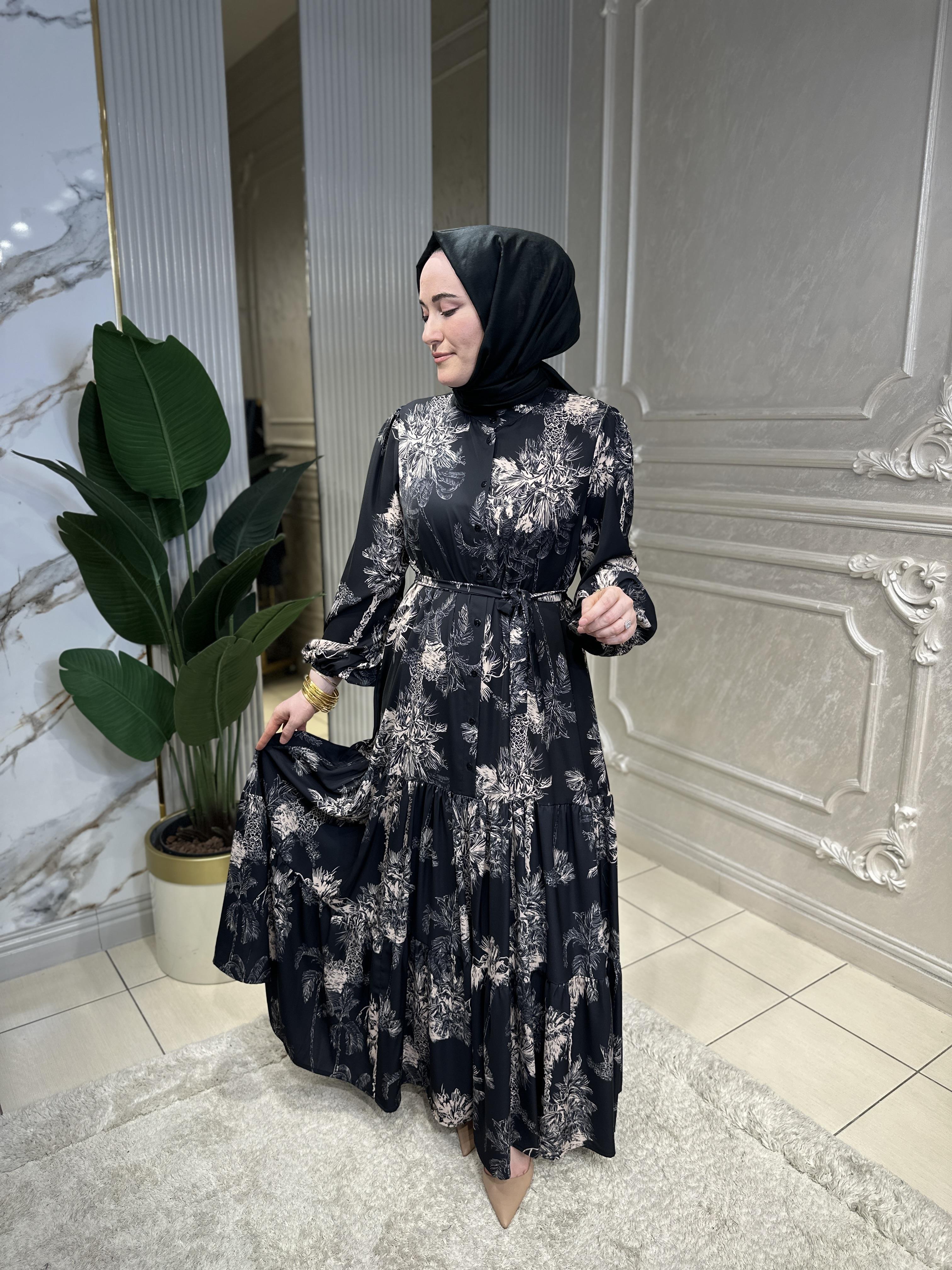 1251 Palmiye Elbise