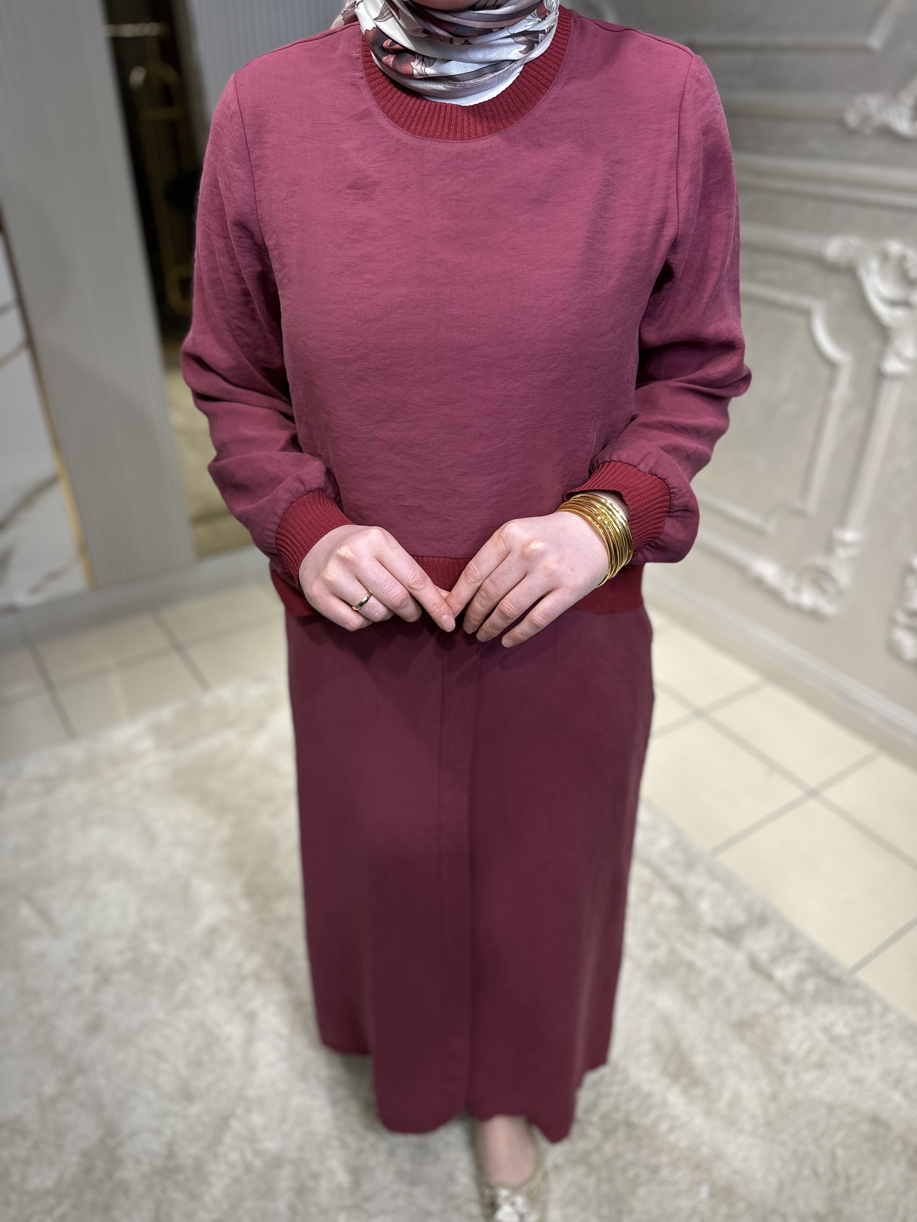 2044 Tencel Elbise