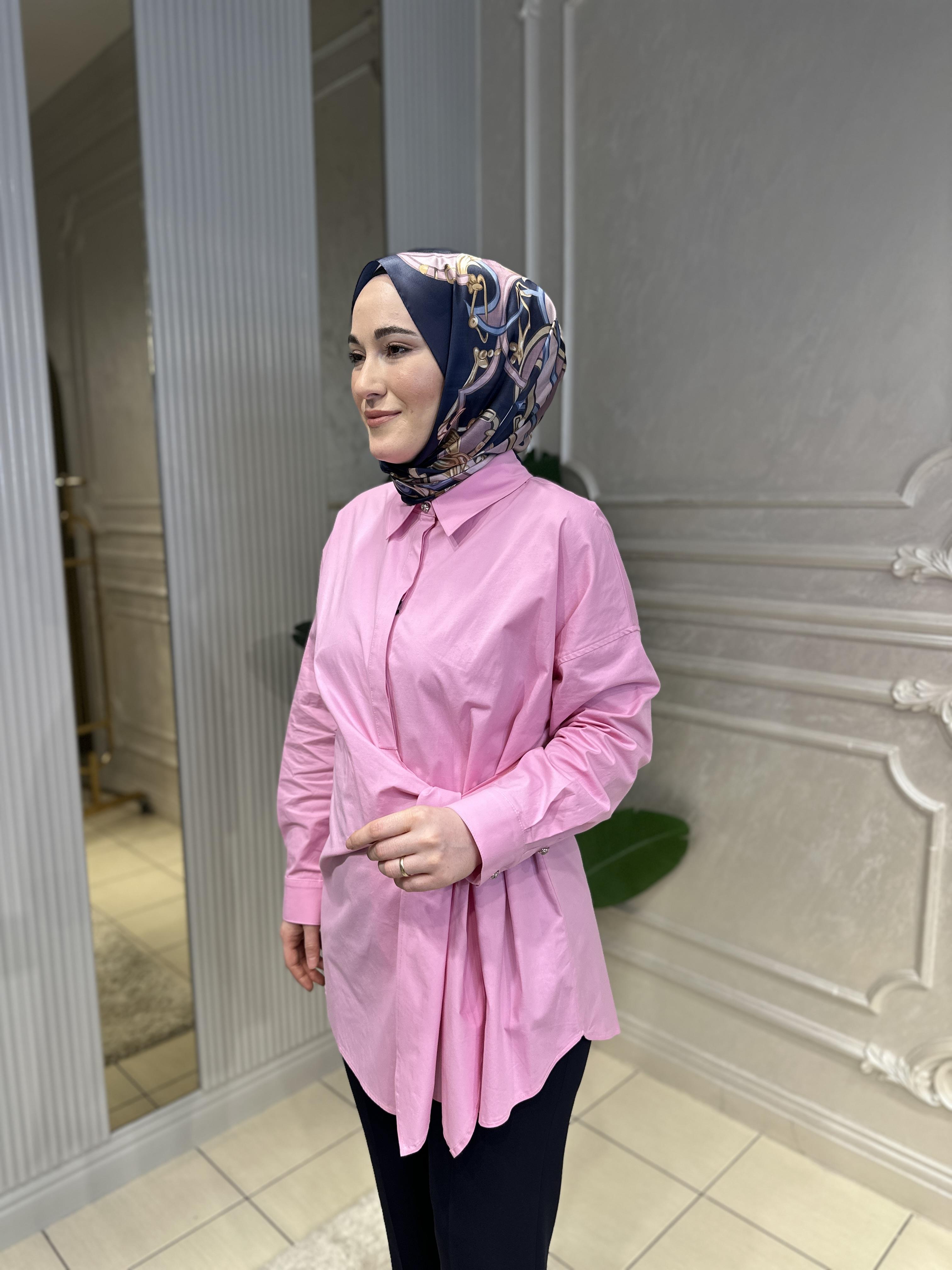 21128 Bağlamalı Gömlek
