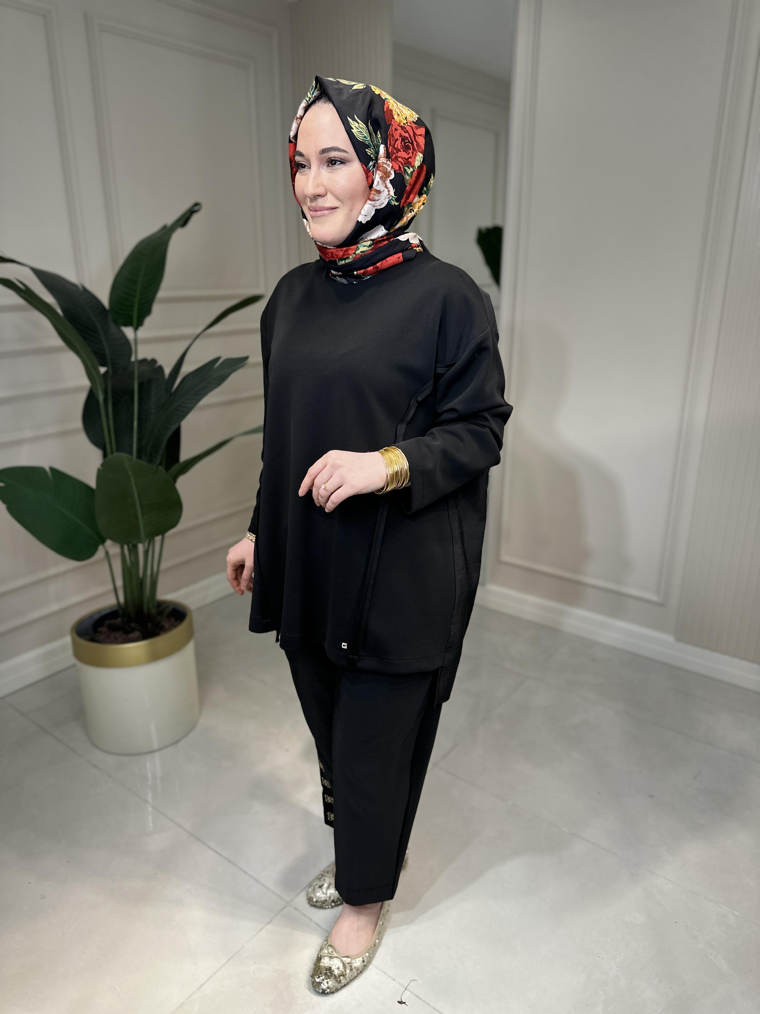 4090 Ghisa Pantolonlu Takım