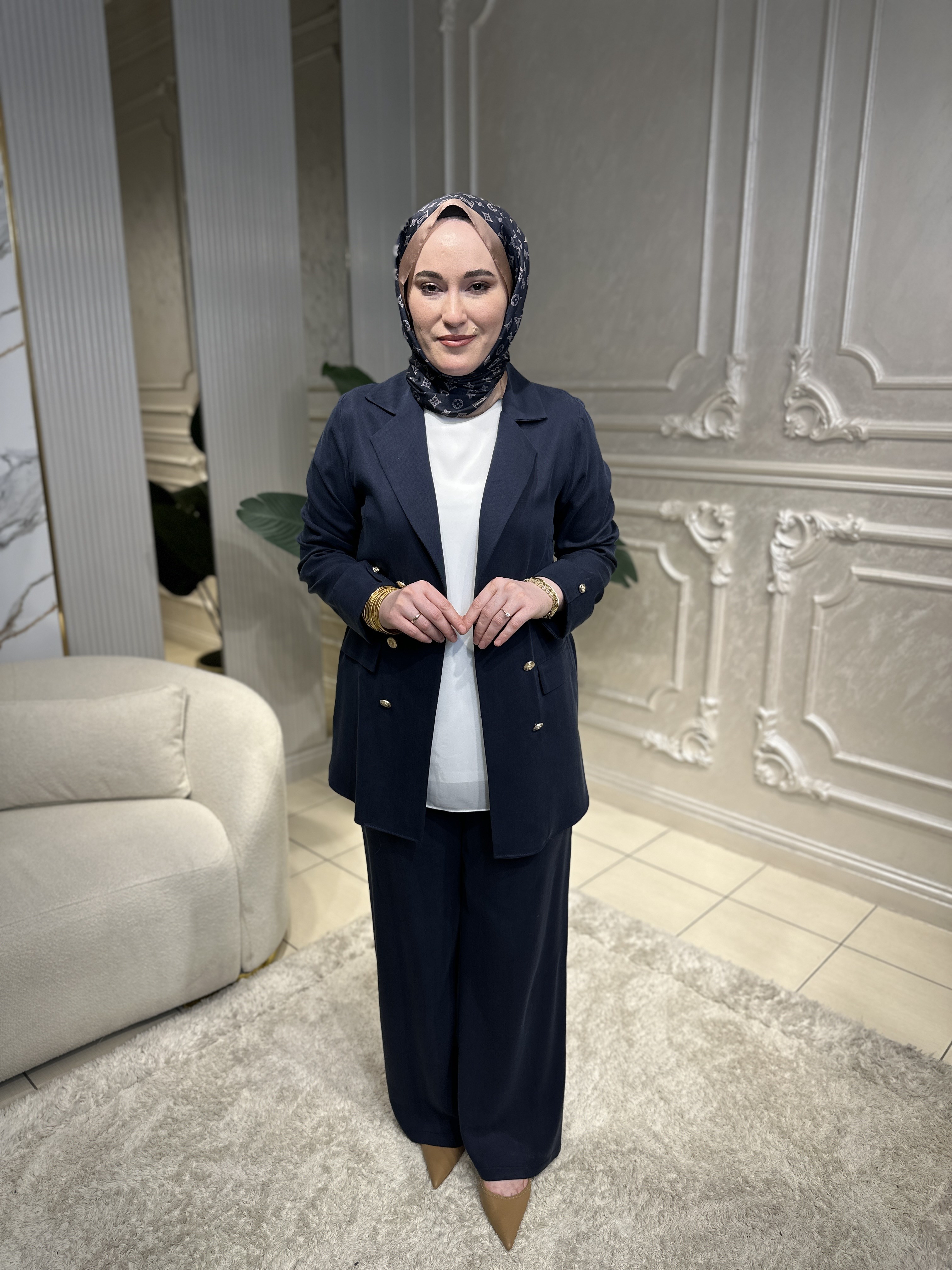 4315 Tencel Pantolon Takım