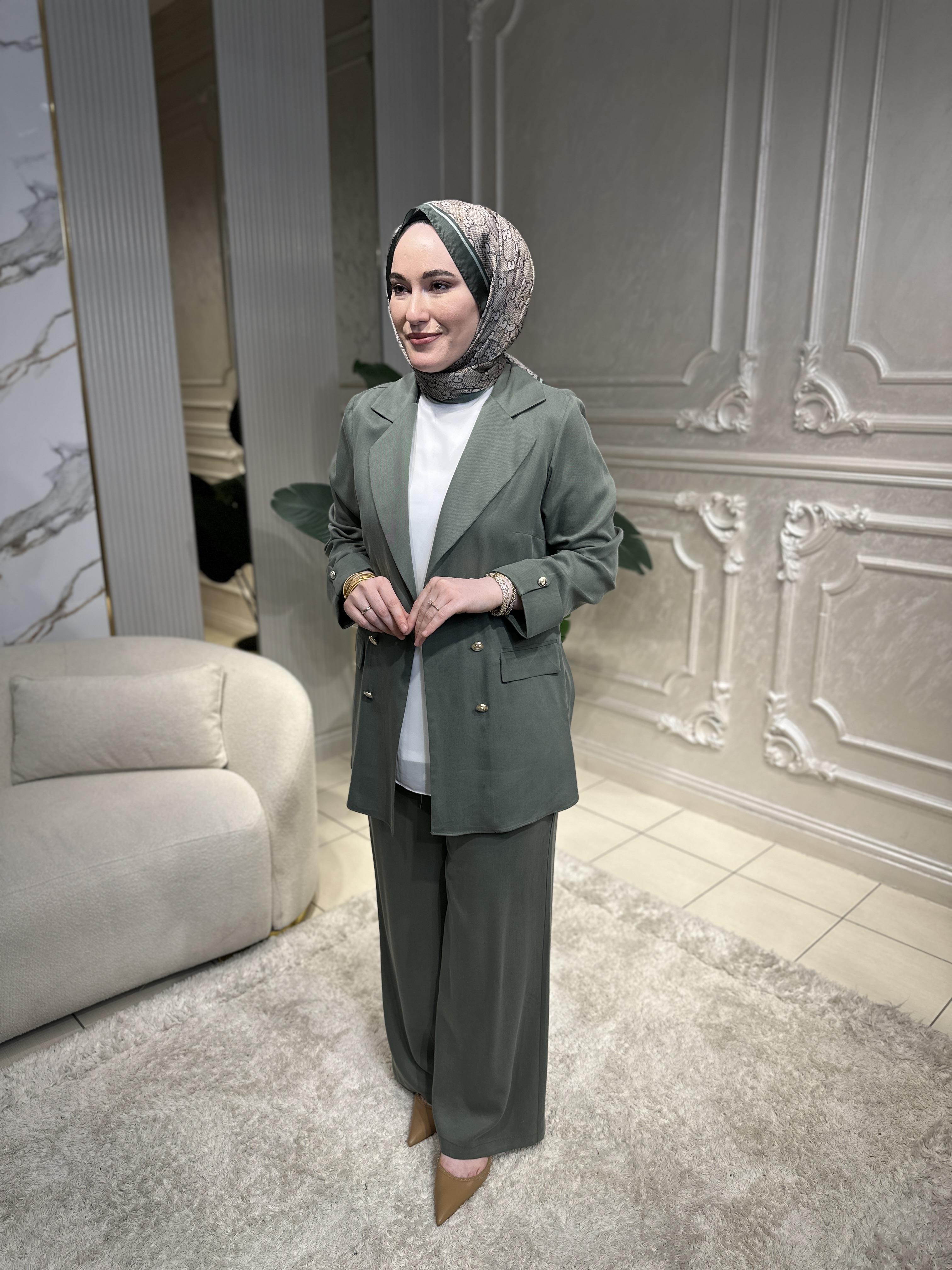 4315 Tencel Pantolon Takım