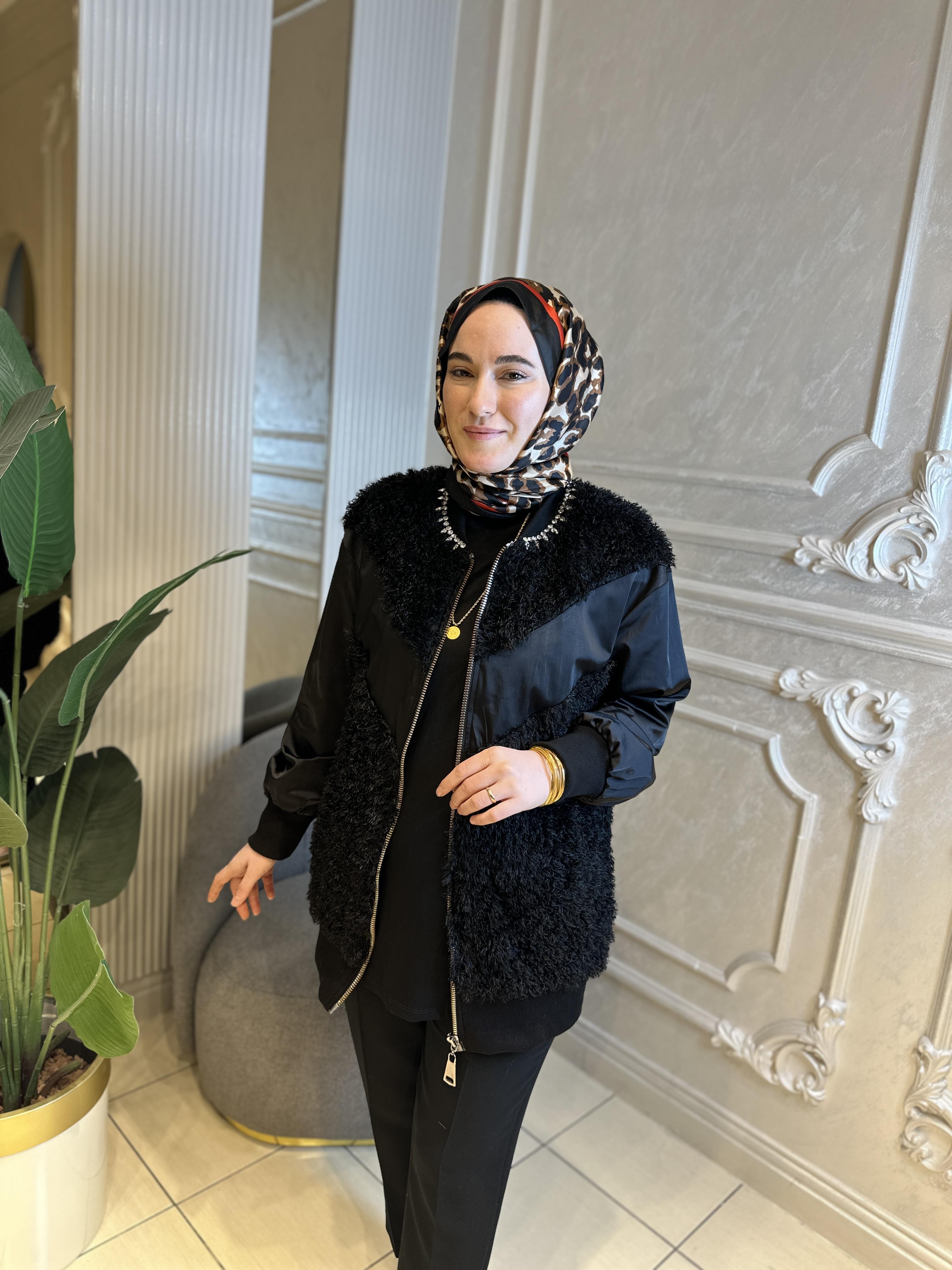 4691 Missemramiss Taşlı Bomber Kap
