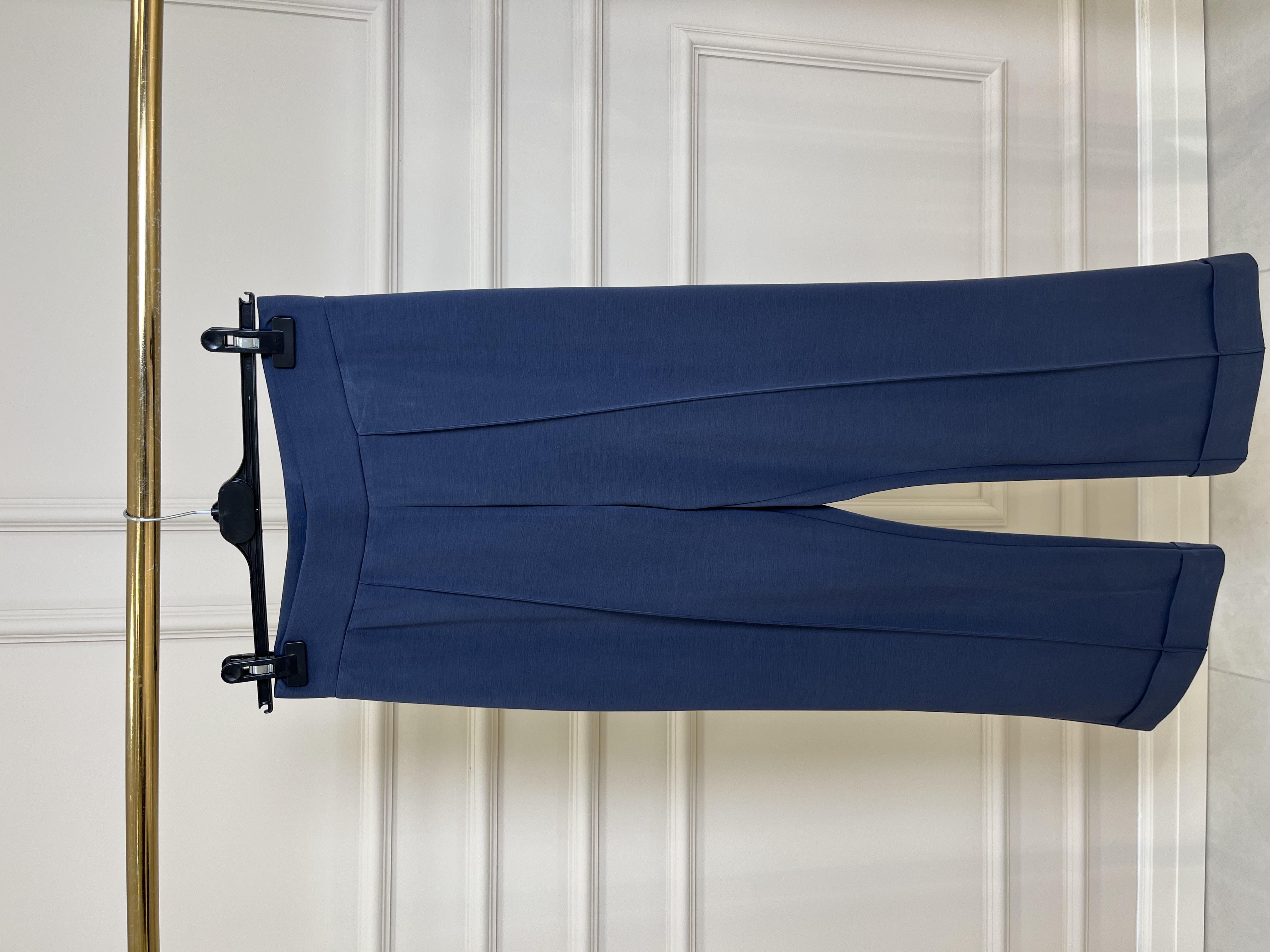 5536 Nervürlü Bambu Duble Paça Pantolon
