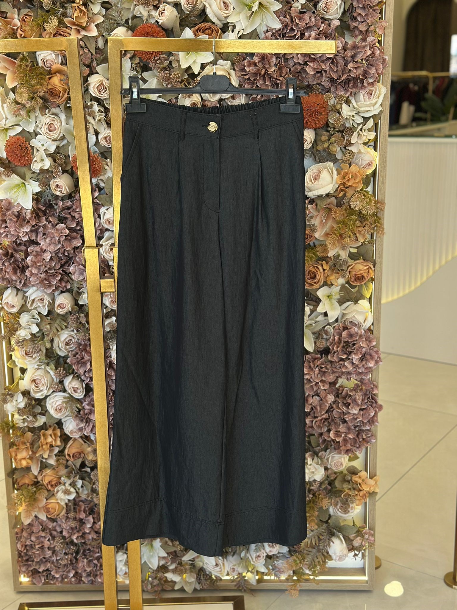 5636 Abelia Kısa Geniş Paça Pantolon