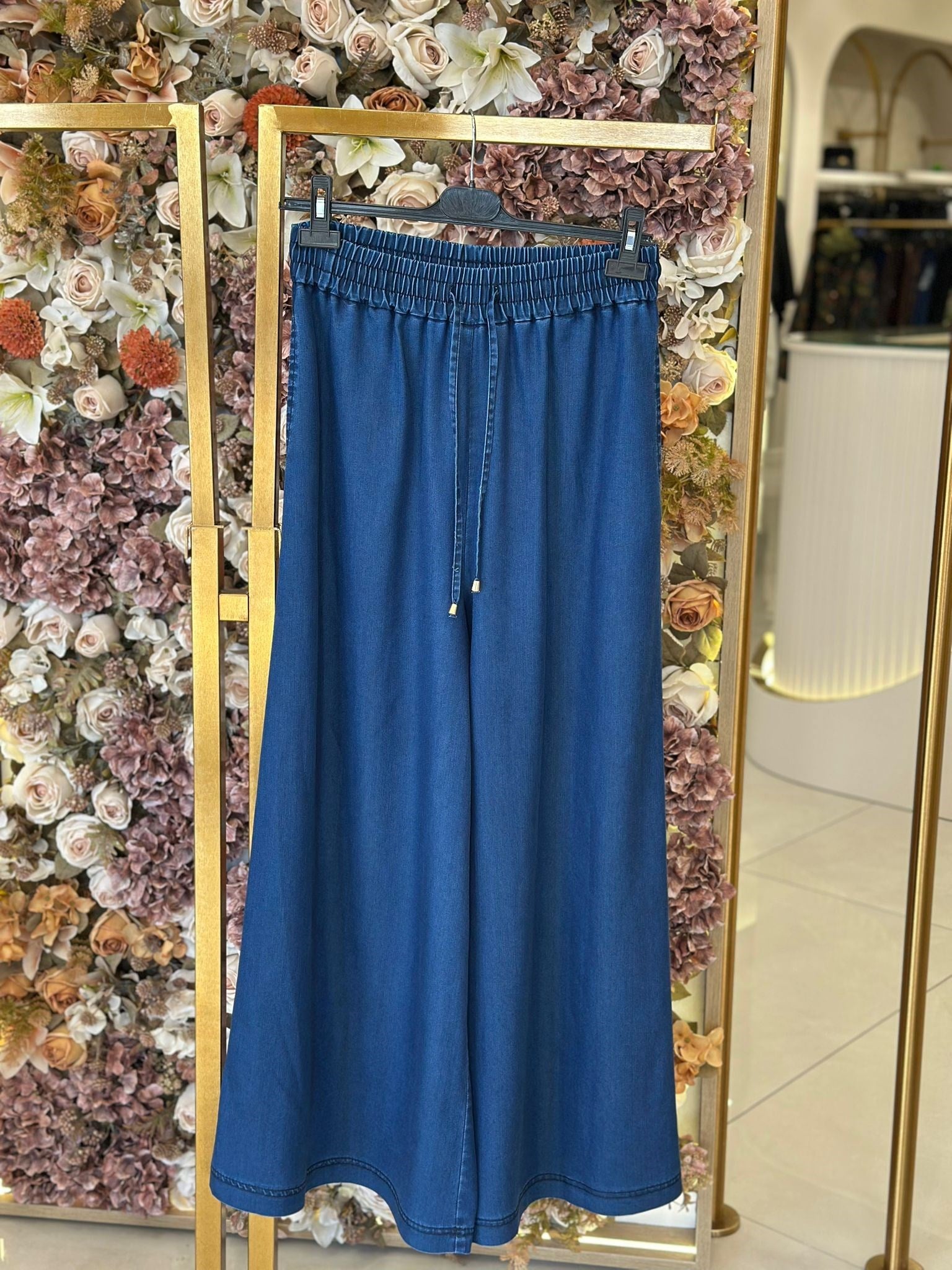 5648 Tencel Geniş Paça Pantolon