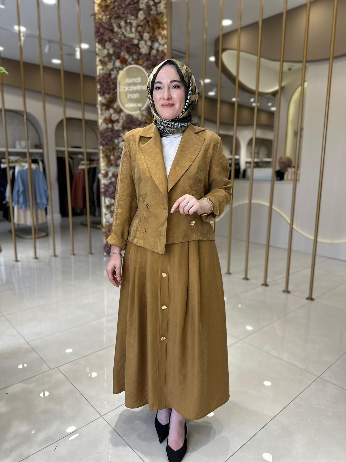 7477 Jakar Kumaş Etekli TAKIM