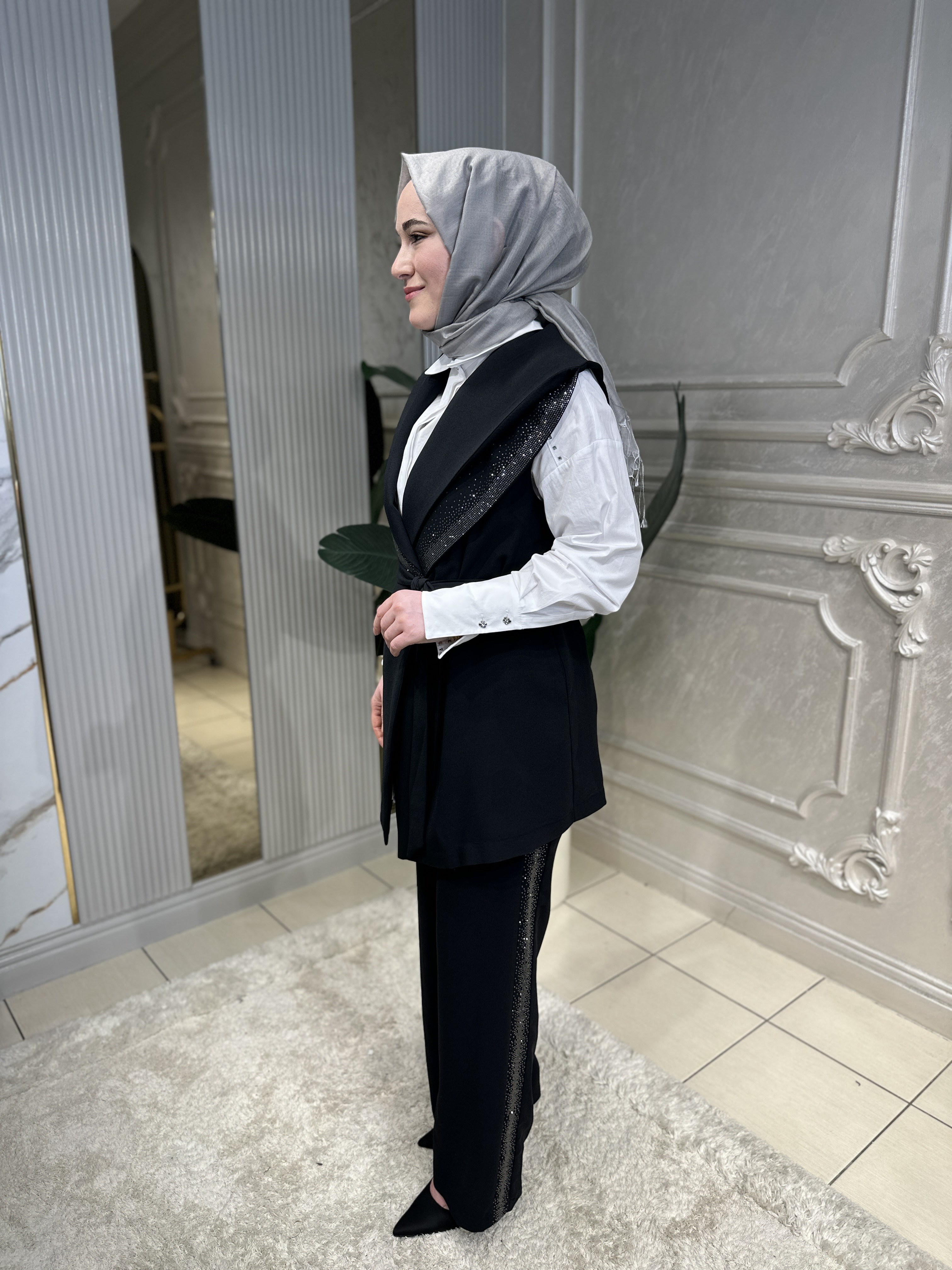 8498 Pantolon Takım