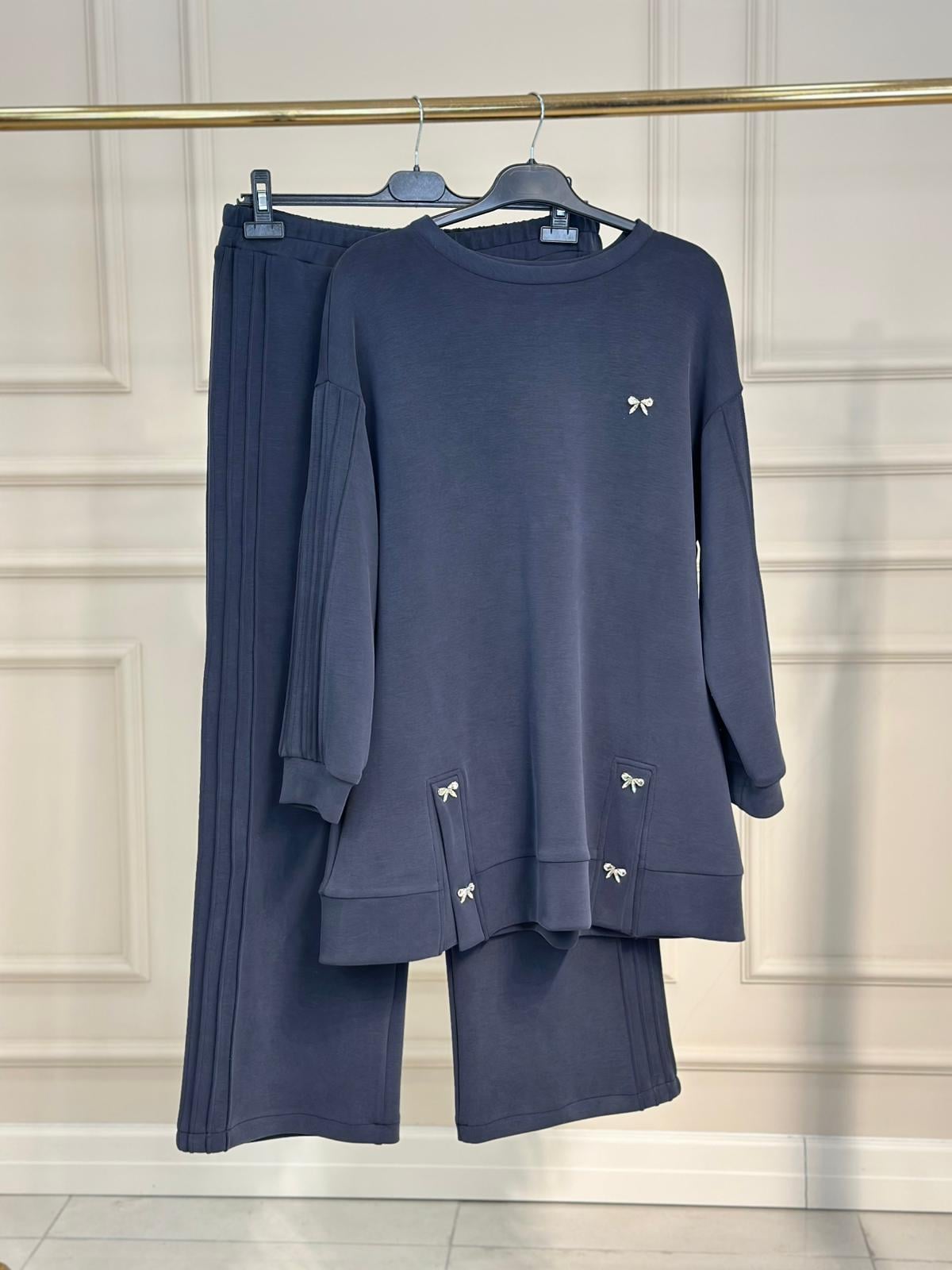 9213 Fiyonklu Pantolon Takım