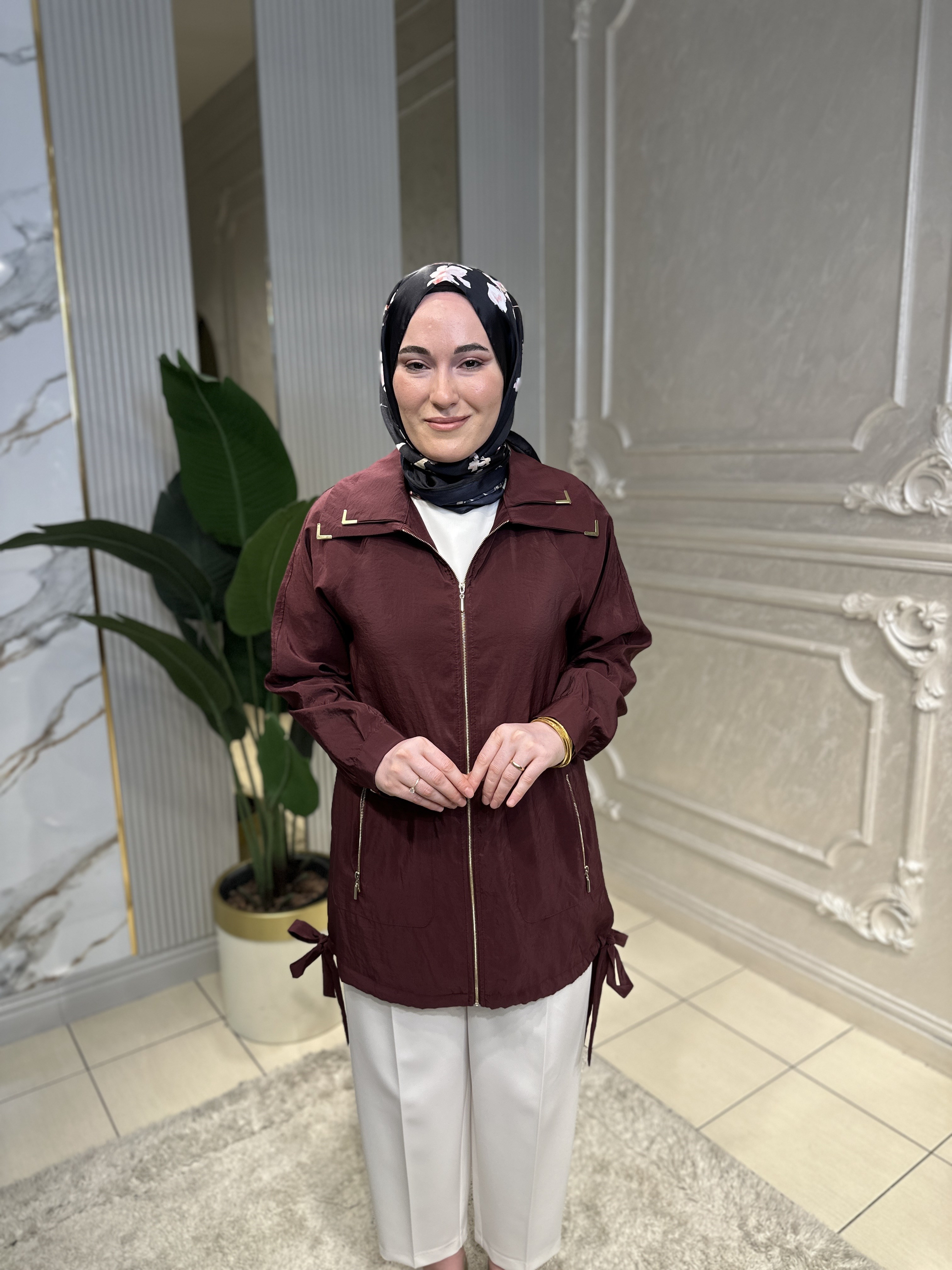 9254 Cebi Fermuar Detaylı Kap