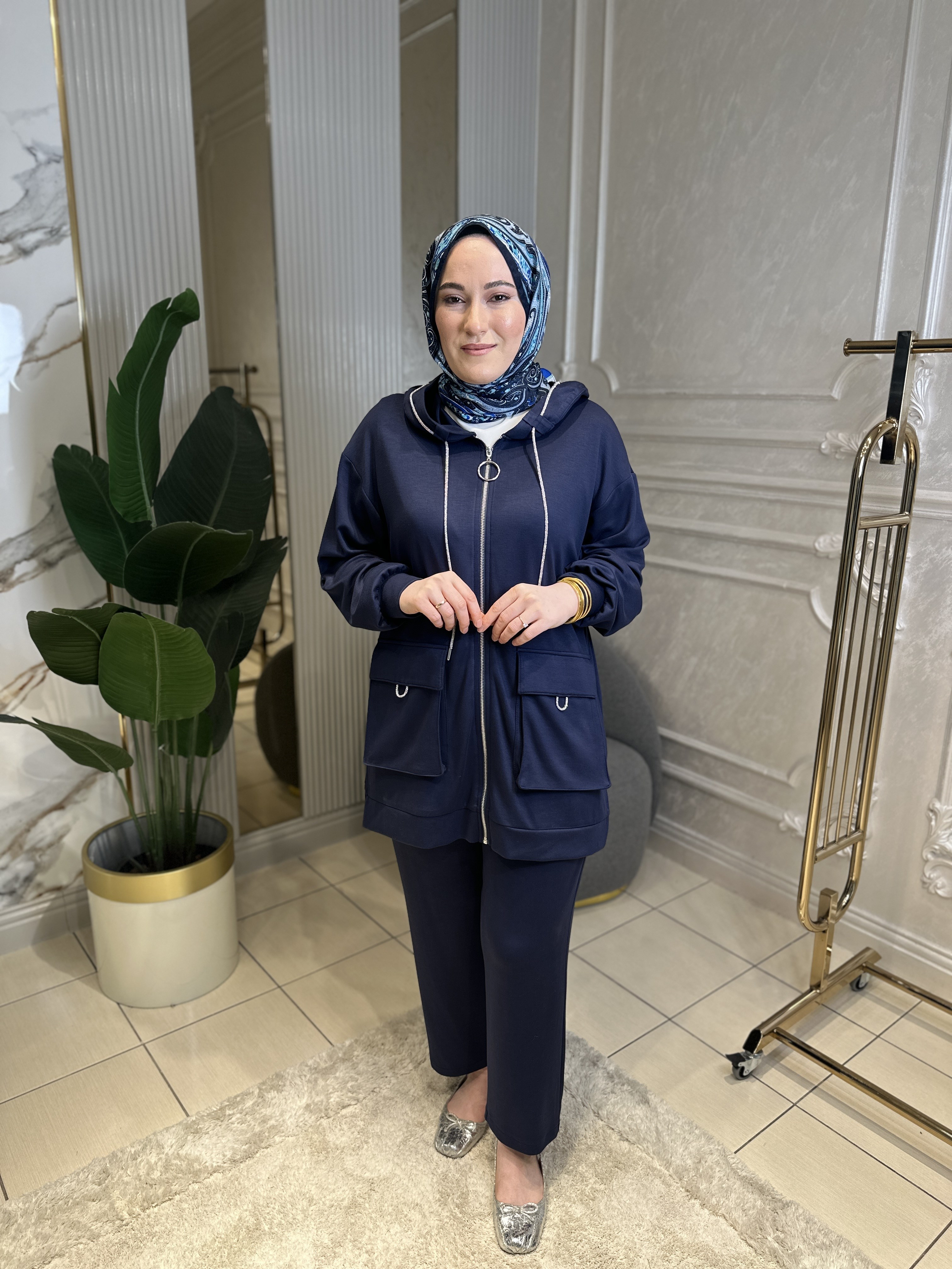 Ak10549 Pantolonlu Takım