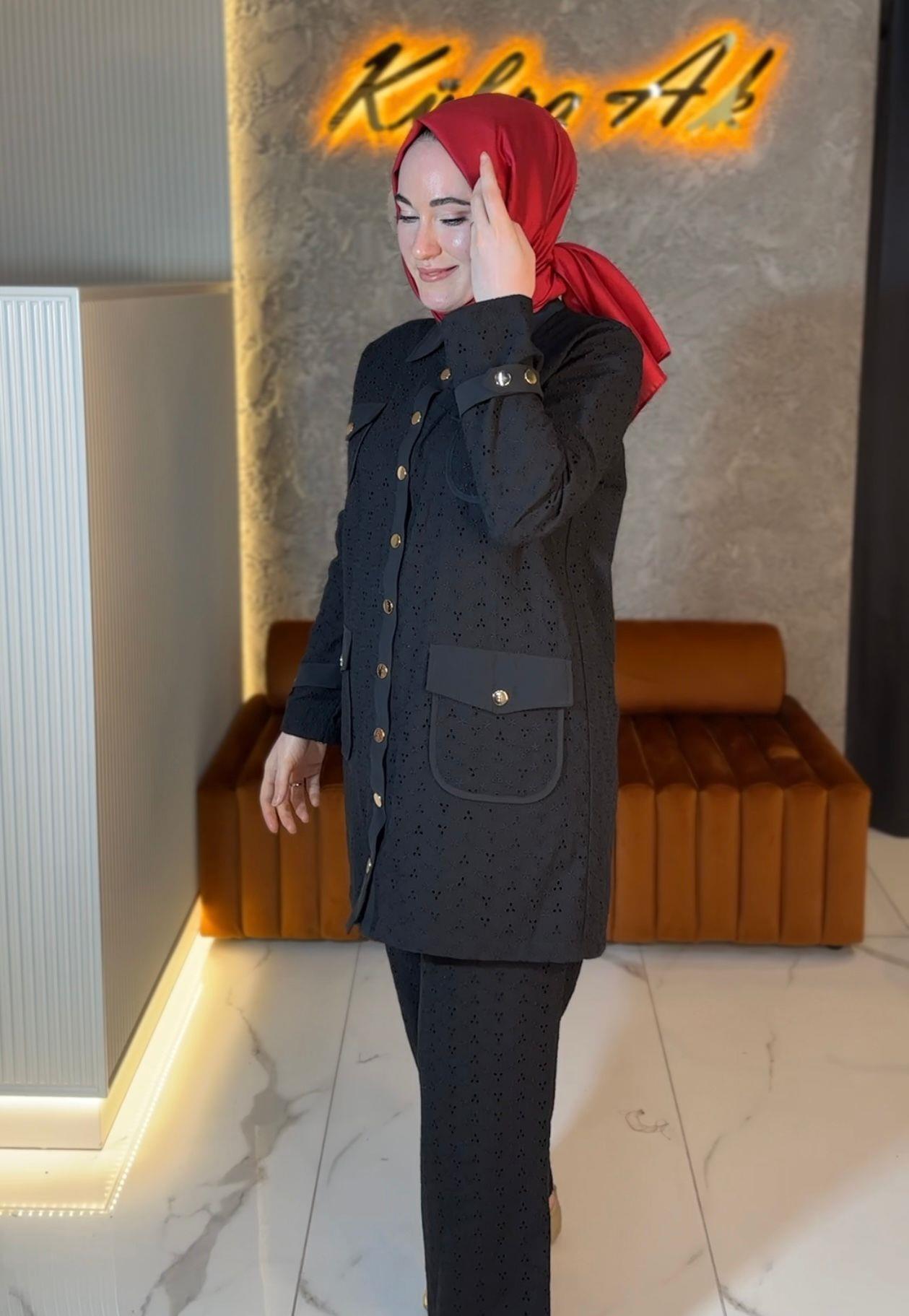 Crystal Pantolonlu Takım