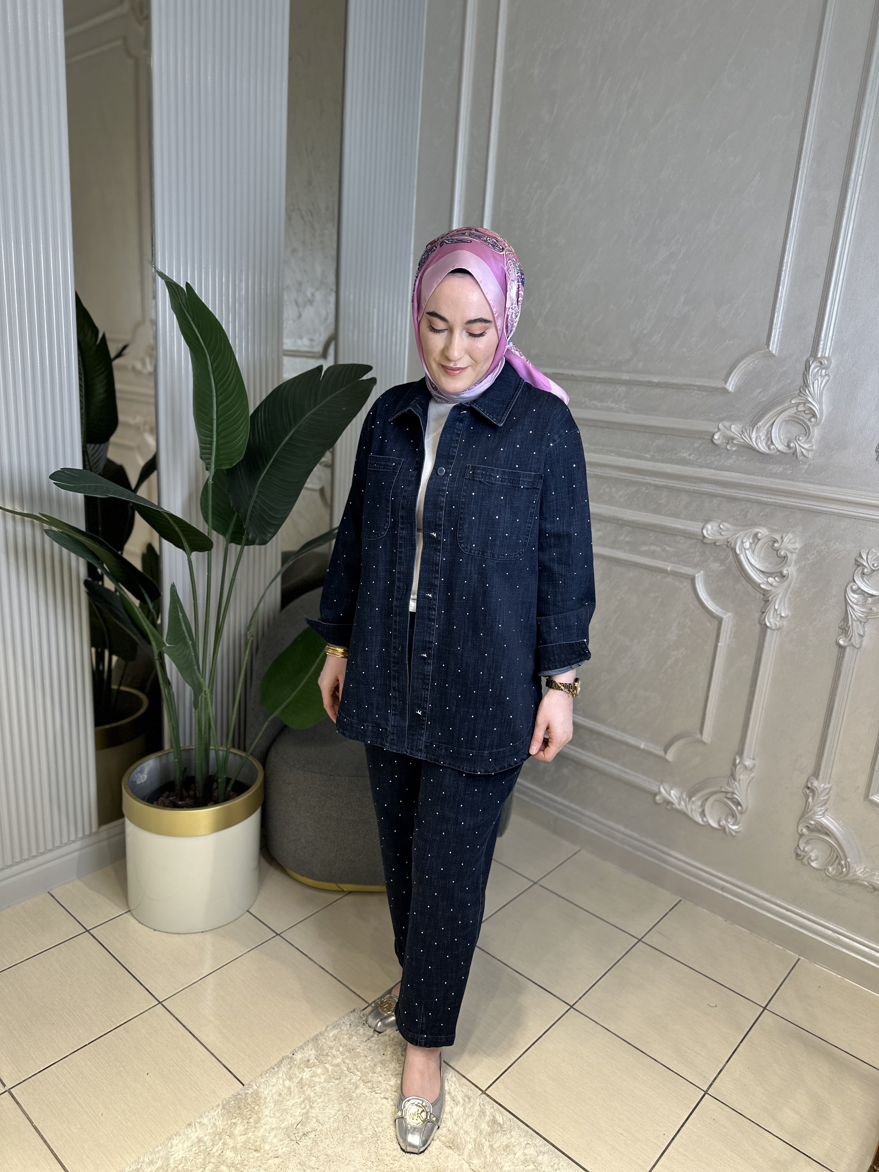 Kayra19062 Taşlı Jean