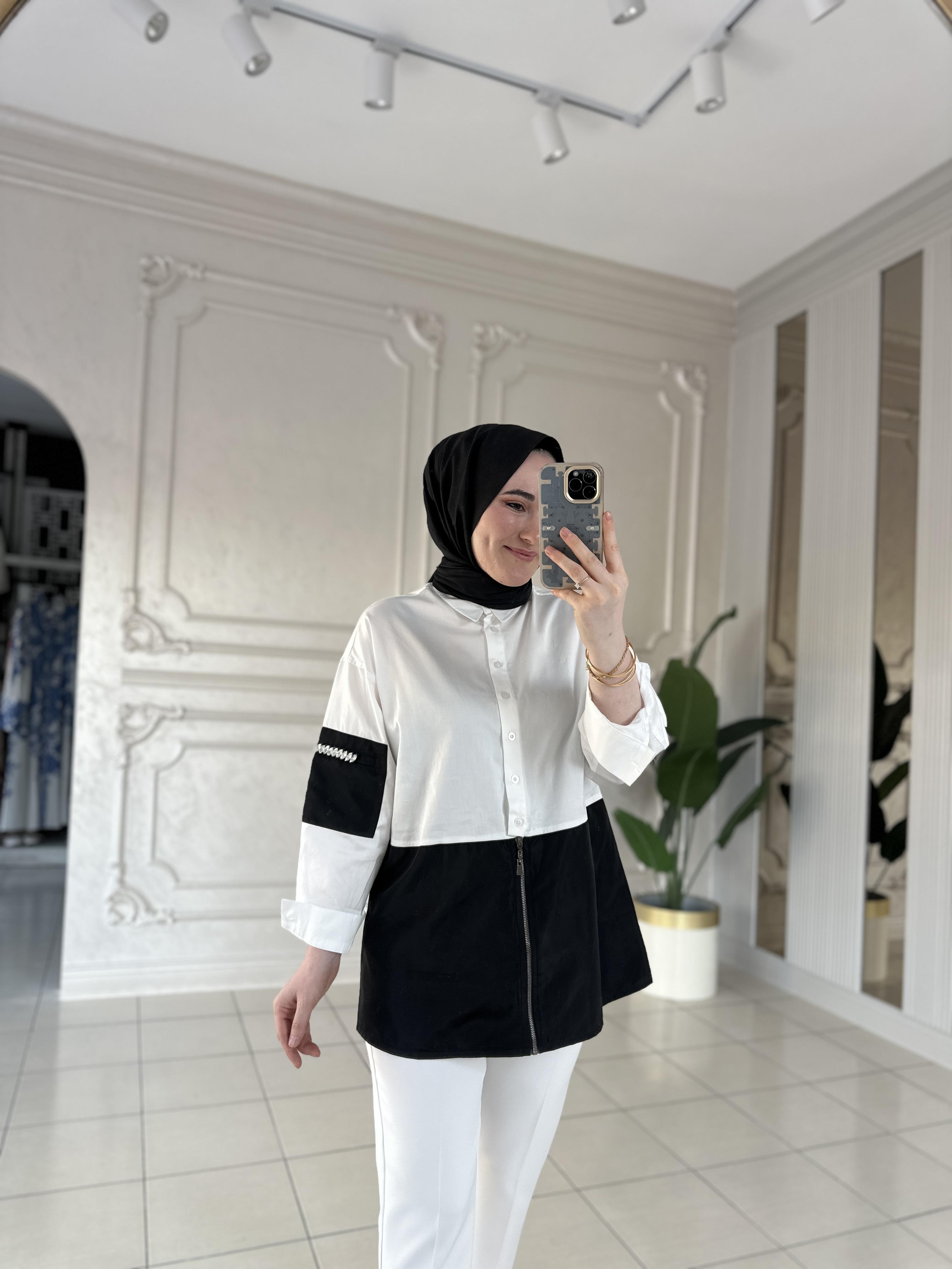 Missemramis4366 Kol Taşlı Style Gömlek