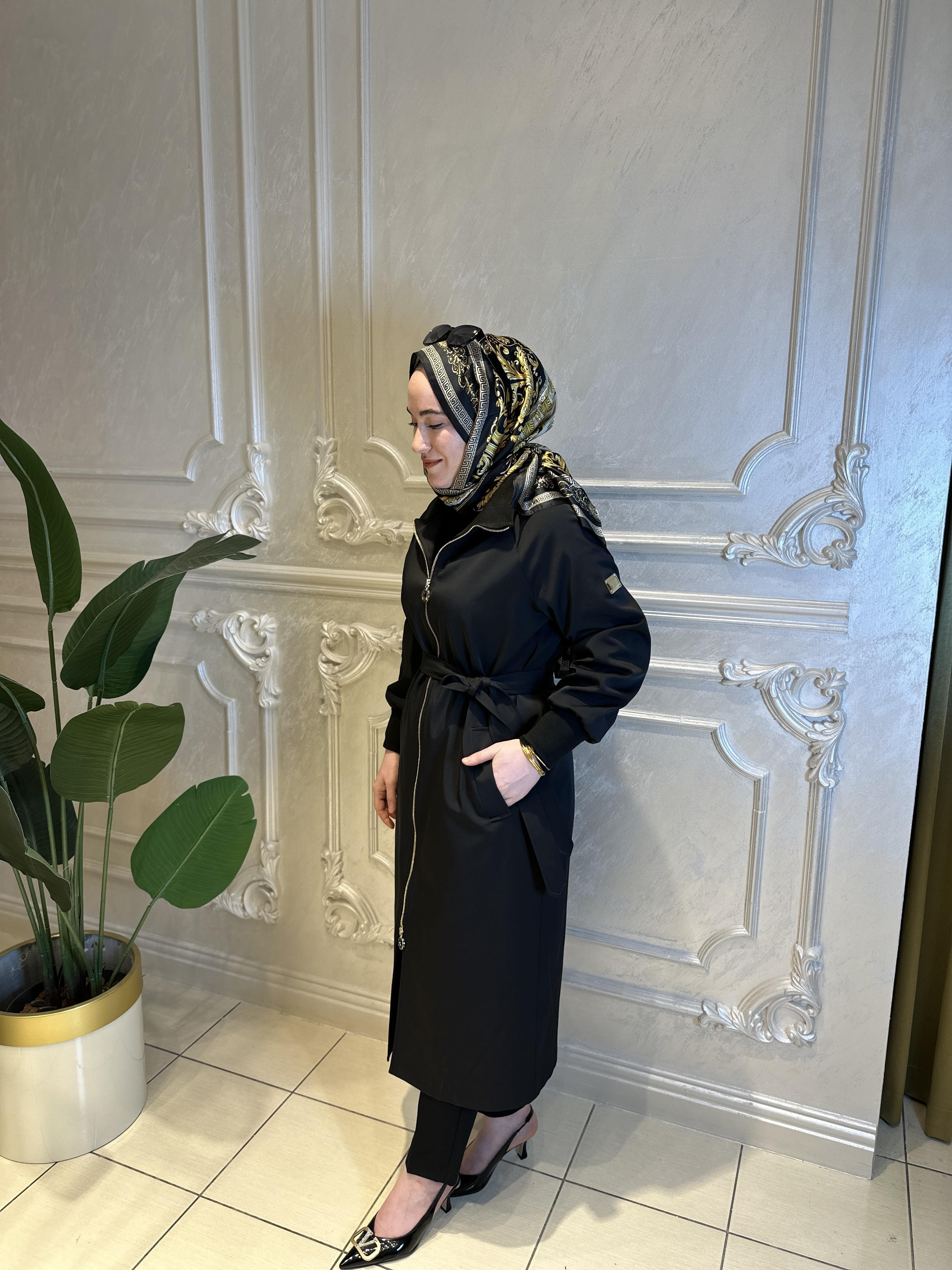 Missemramiss4552 Fermuarlı Comfort Trençkot