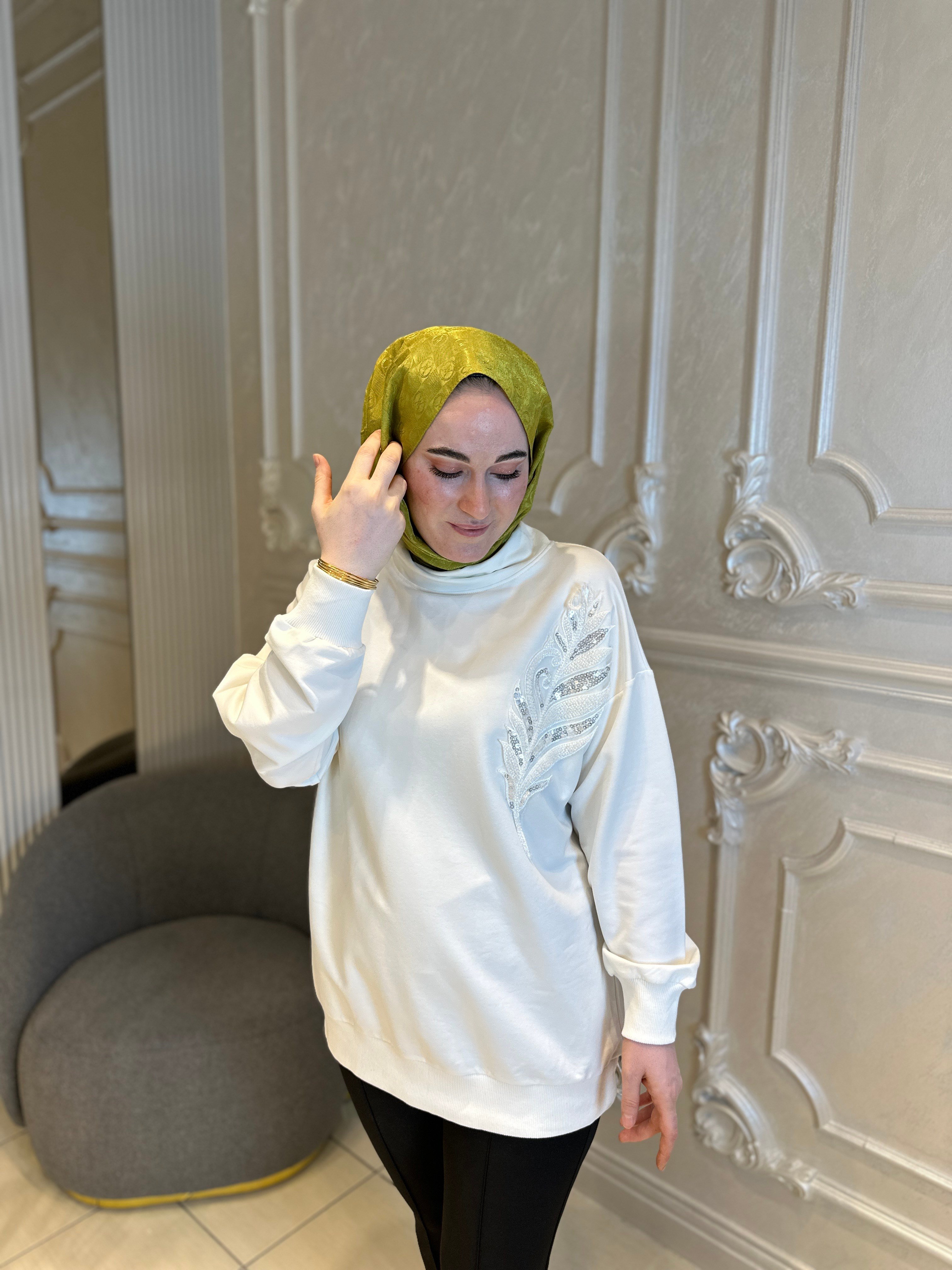 Mrw1144 Nakış Sweat