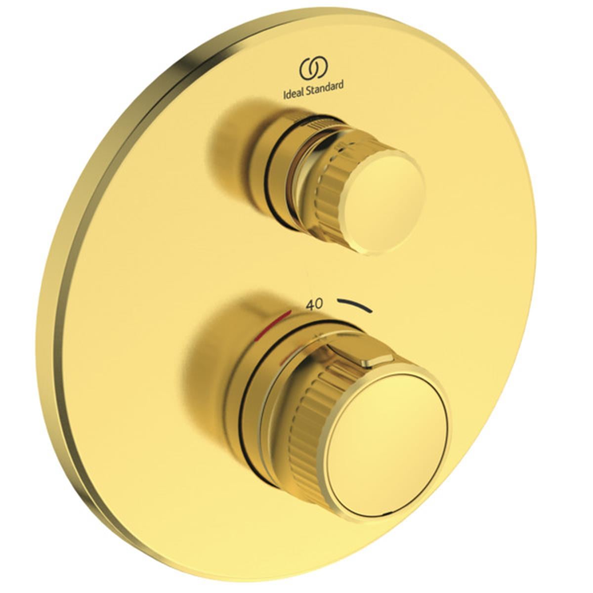 Ankastre Duş BataryasıIdeal StandardA7295A2Ideal StandardCeratherm Navigo Termostatik Ankastre Duş Bataryası Fırçalanmış AltınCeratherm Navigo Termostatik Ankastre Duş Bataryası Fırçalanmış Altın