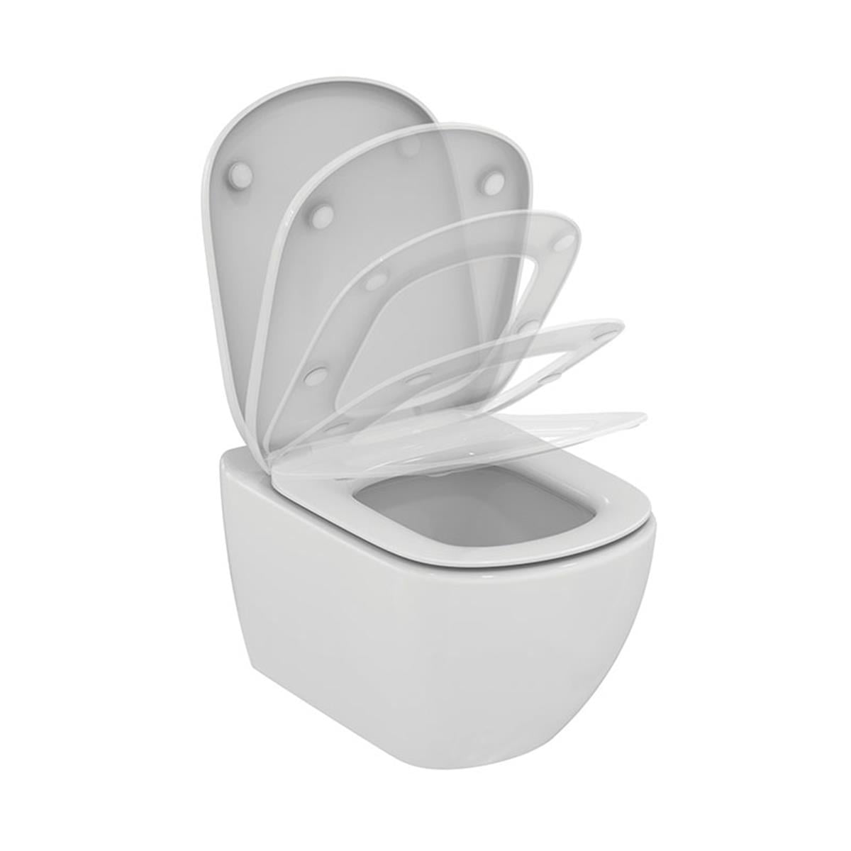 Asma KlozetlerIdeal StandardSET-IS-75Ideal StandardIdeal Standard Tesi Asma Klozet- AquaBlade® ve Tesi Yavaş Kapanan Klozet Kapağı-ThinIdeal Standard Tesi Asma Klozet- AquaBlade® ve Tesi Yavaş Kapanan Klozet Kapağı-Thin