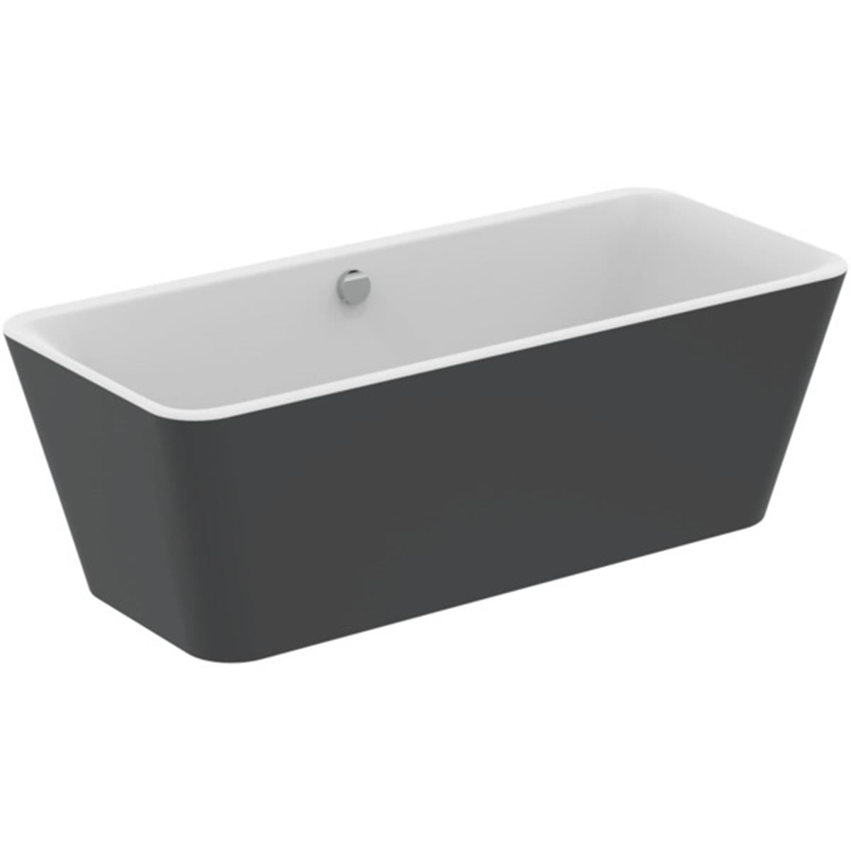 KüvetlerIdeal StandardK8726V3Ideal StandardTonic II Freestanding Küvet 180x80 cm İç Mat Beyaz- İç Mat Siyah Kumandalı Sifon SistemiTonic II Freestanding Küvet 180x80 cm İç Mat Beyaz- İç Mat Siyah Kumandalı Sifon Sistemi