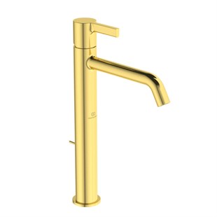Ideal Standard Joy Yüksek Lavabo Bataryası 5l/dk Fırçalanmış Altın Sifon Kumandalı