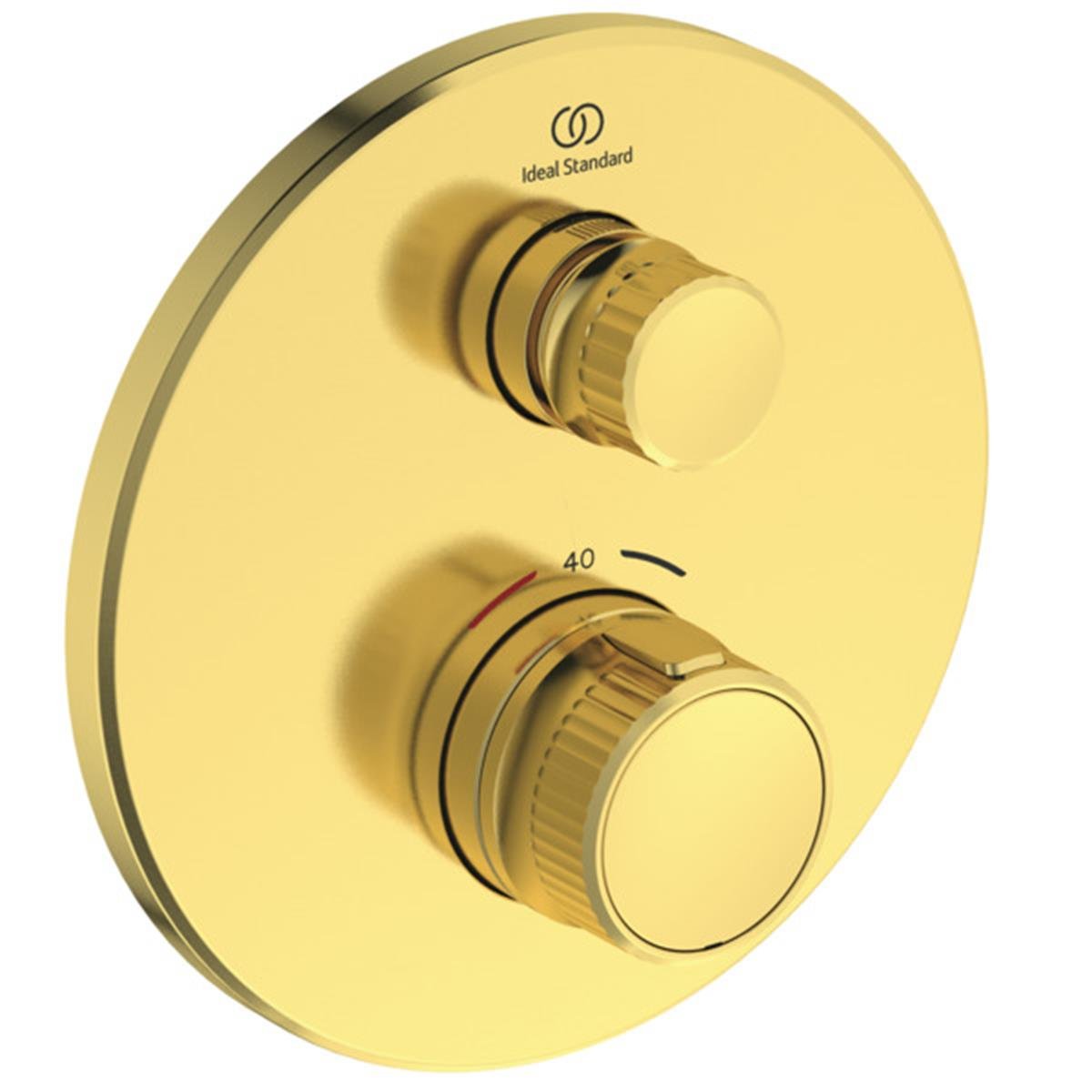 Ankastre Duş BataryasıIdeal StandardA7295A2Ideal StandardCeratherm Navigo Termostatik Ankastre Duş Bataryası Fırçalanmış AltınCeratherm Navigo Termostatik Ankastre Duş Bataryası Fırçalanmış Altın