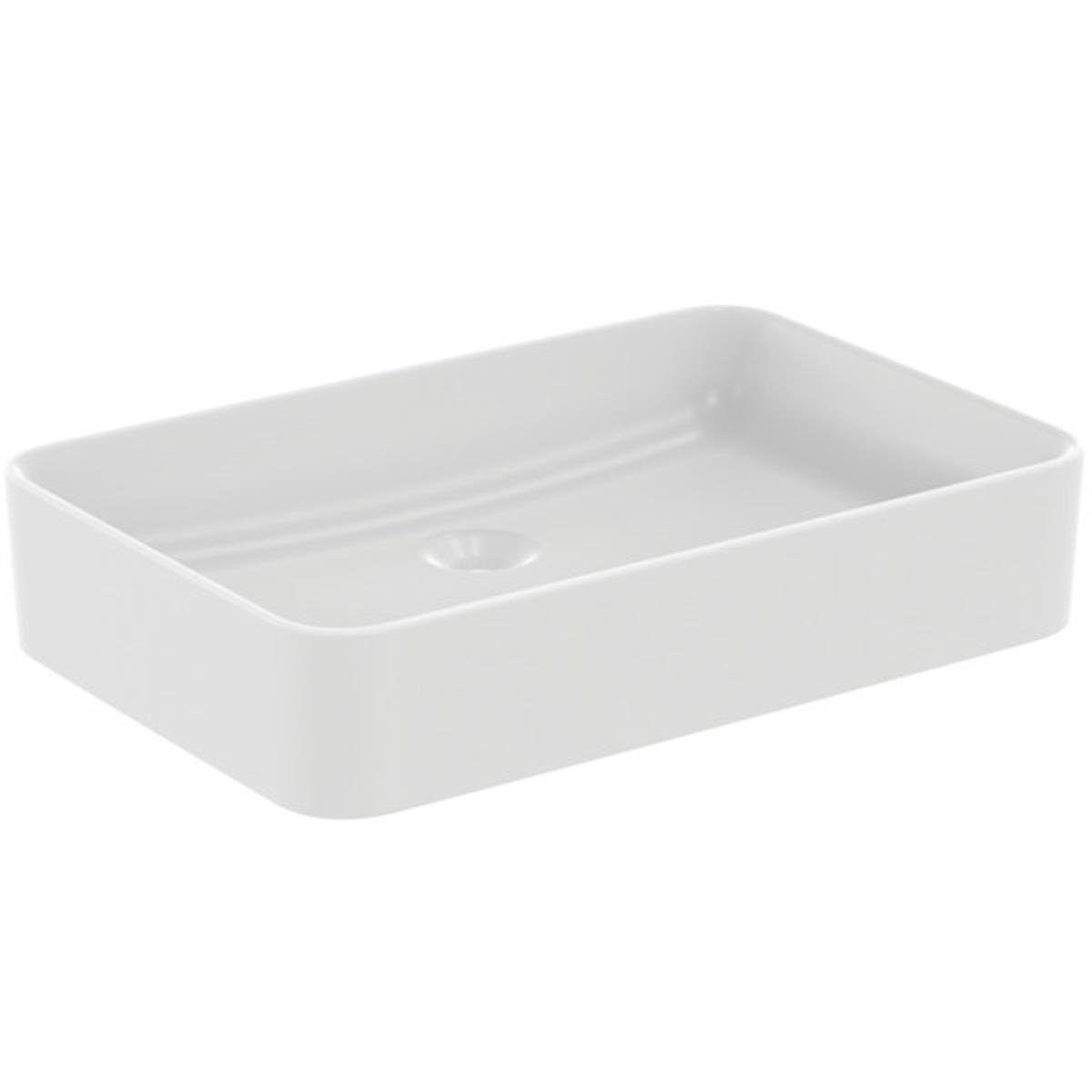 MARKA}Çanak LavabolarT369801Conca Tezgah Üstü Dikdörtgen Çanak Lavabo 60 cm