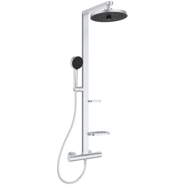 MARKA}Duş Kolonları ve Duş PanelleriBD583SIİdeal Standard Ceratherm Alu+ Termostatik Duş Sistemi-Silver